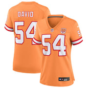 Lavonte David  Tampa Bay Buccaneers Nike Women's 50th Season Game Jersey - Creamsicle