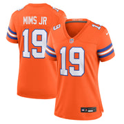 Marvin Mims Jr Denver Broncos Nike Women's Mile High Collection 1977 Throwback Player Game Jersey - Orange