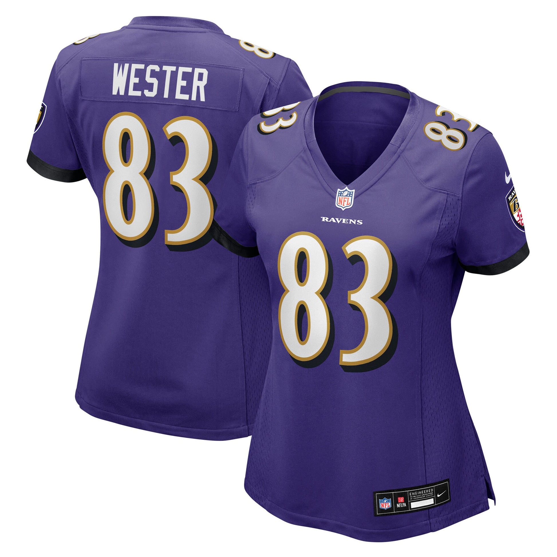 LaJohntay Wester Baltimore Ravens Nike Women's Team Game Jersey -  Purple