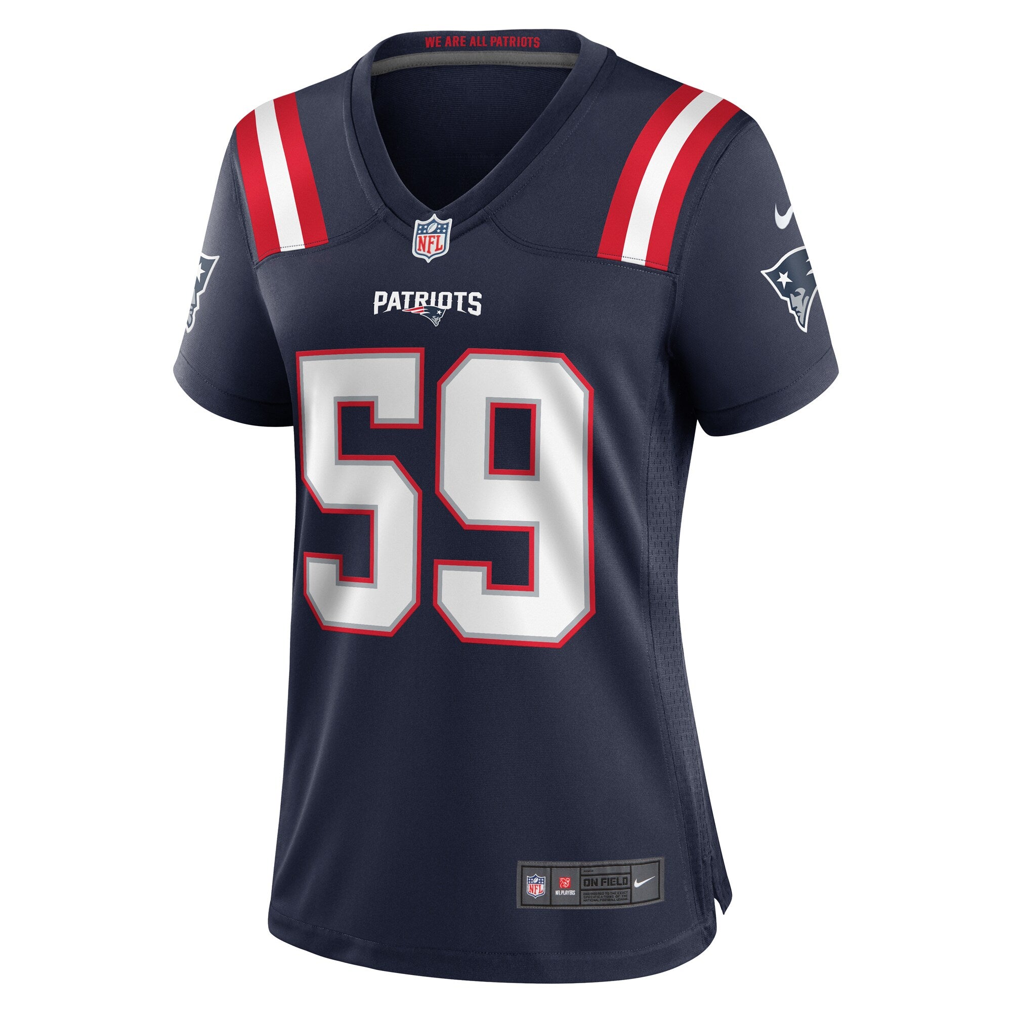 Vederian Lowe New England Patriots Nike Women's Game Jersey - Navy