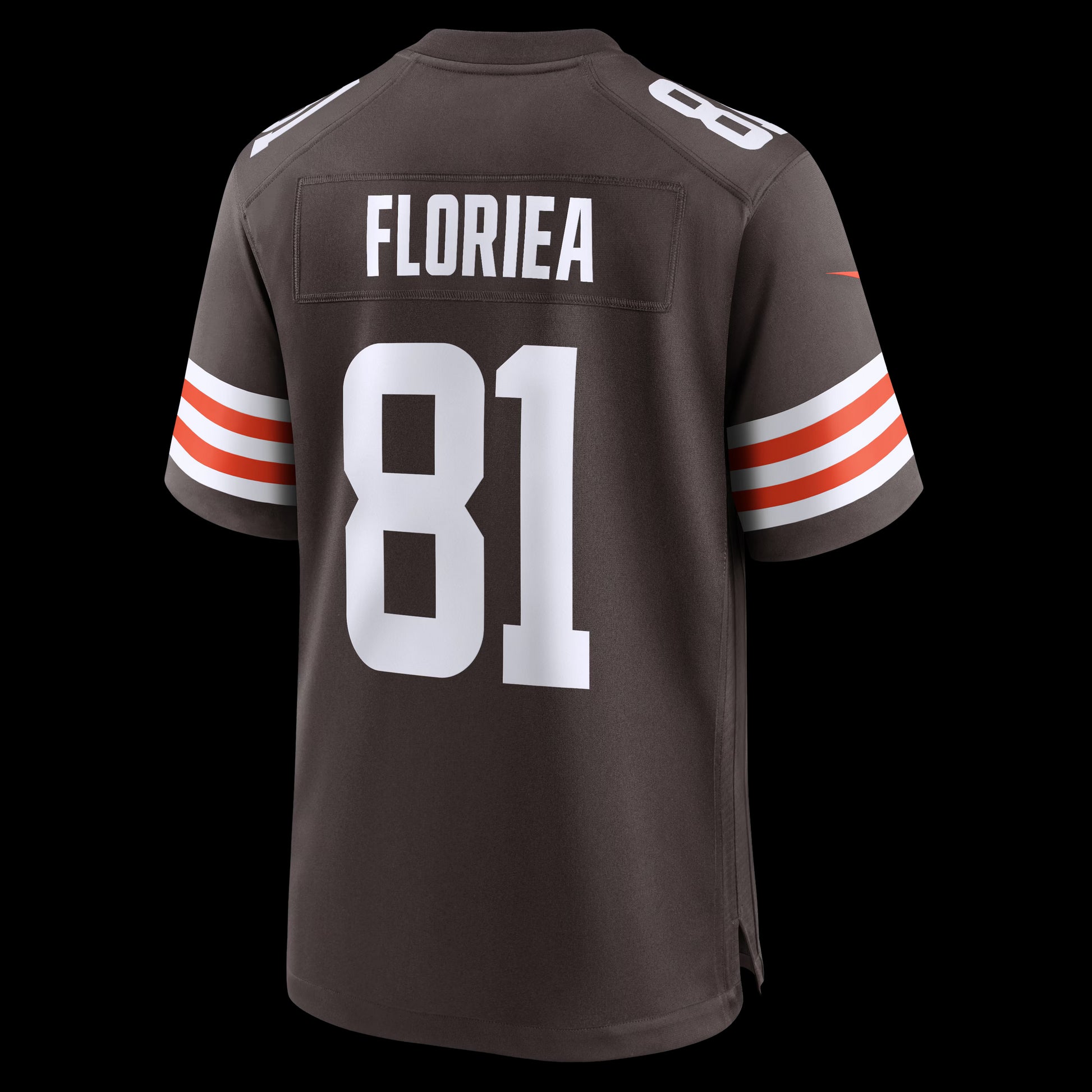 Luke Floriea Cleveland Browns Nike Team Game Jersey -  Brown