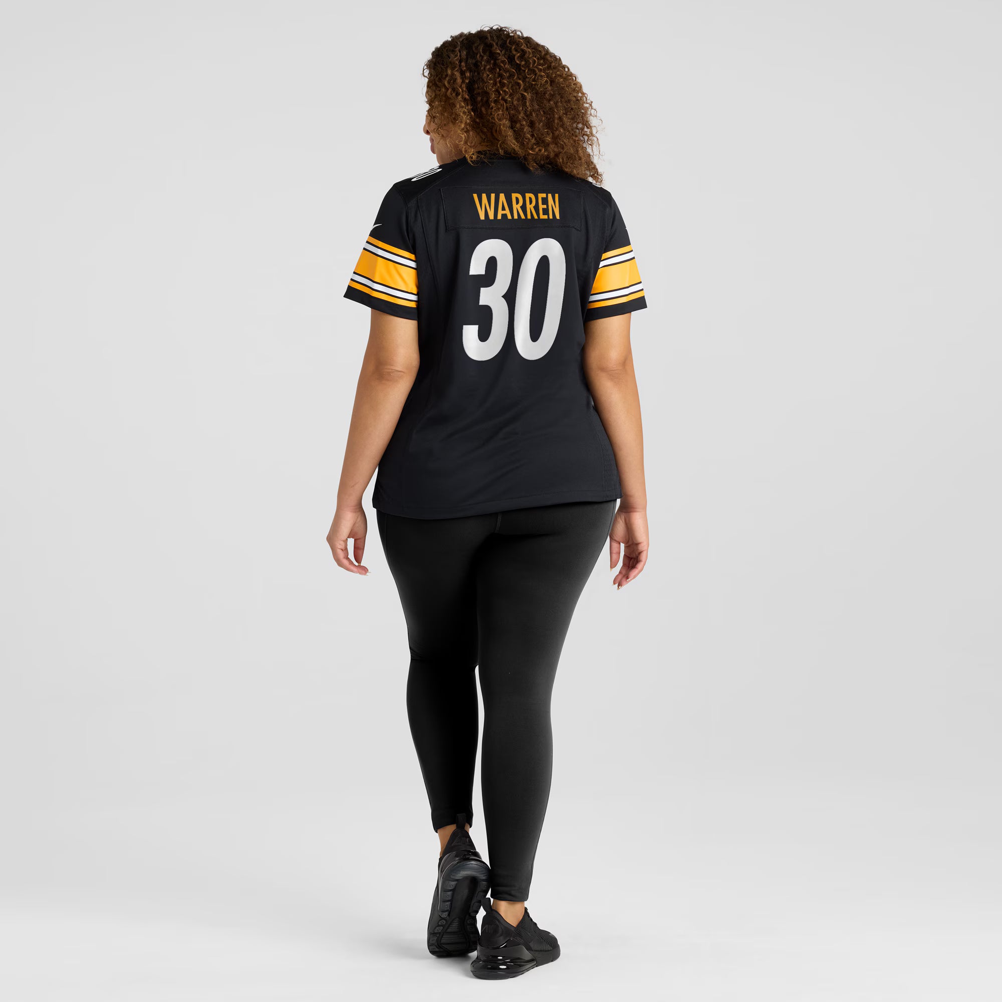 Jaylen Warren Pittsburgh Steelers Nike Women's Game Player Jersey - Black