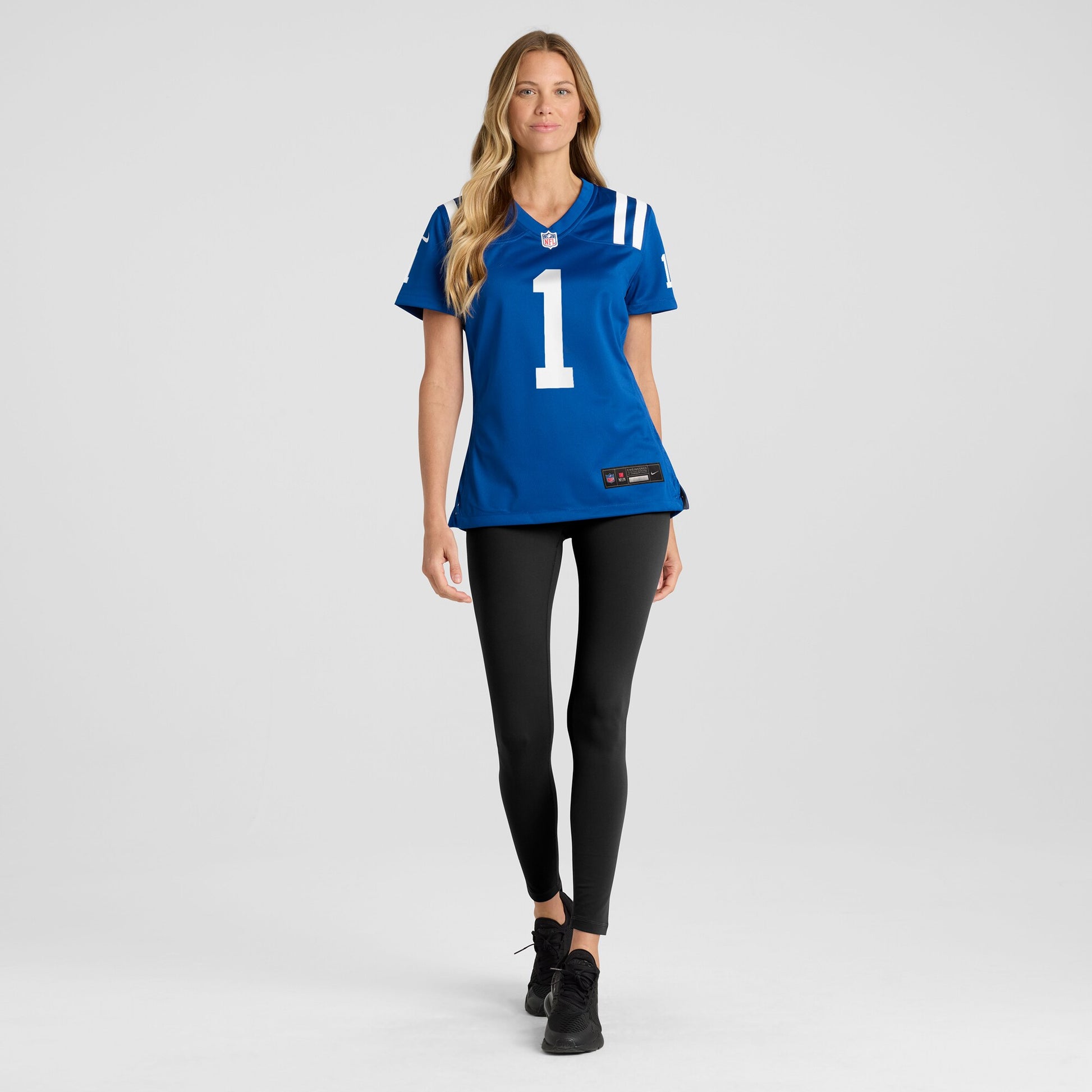 Number 1 Mom Indianapolis Colts Nike Women's Game Jersey - Royal