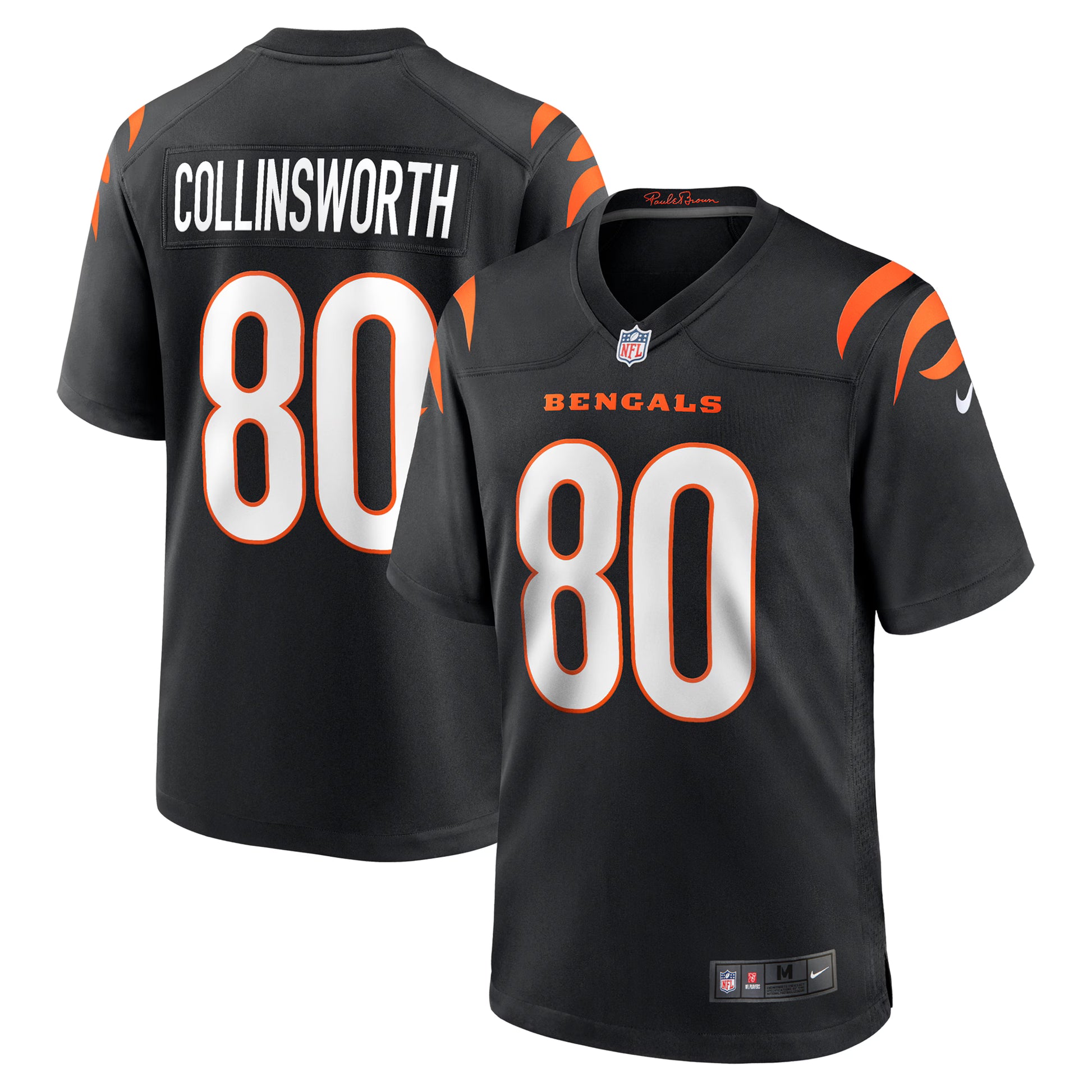 Cris Collinsworth Cincinnati Bengals Nike Team Retired Player Game Jersey -  Black