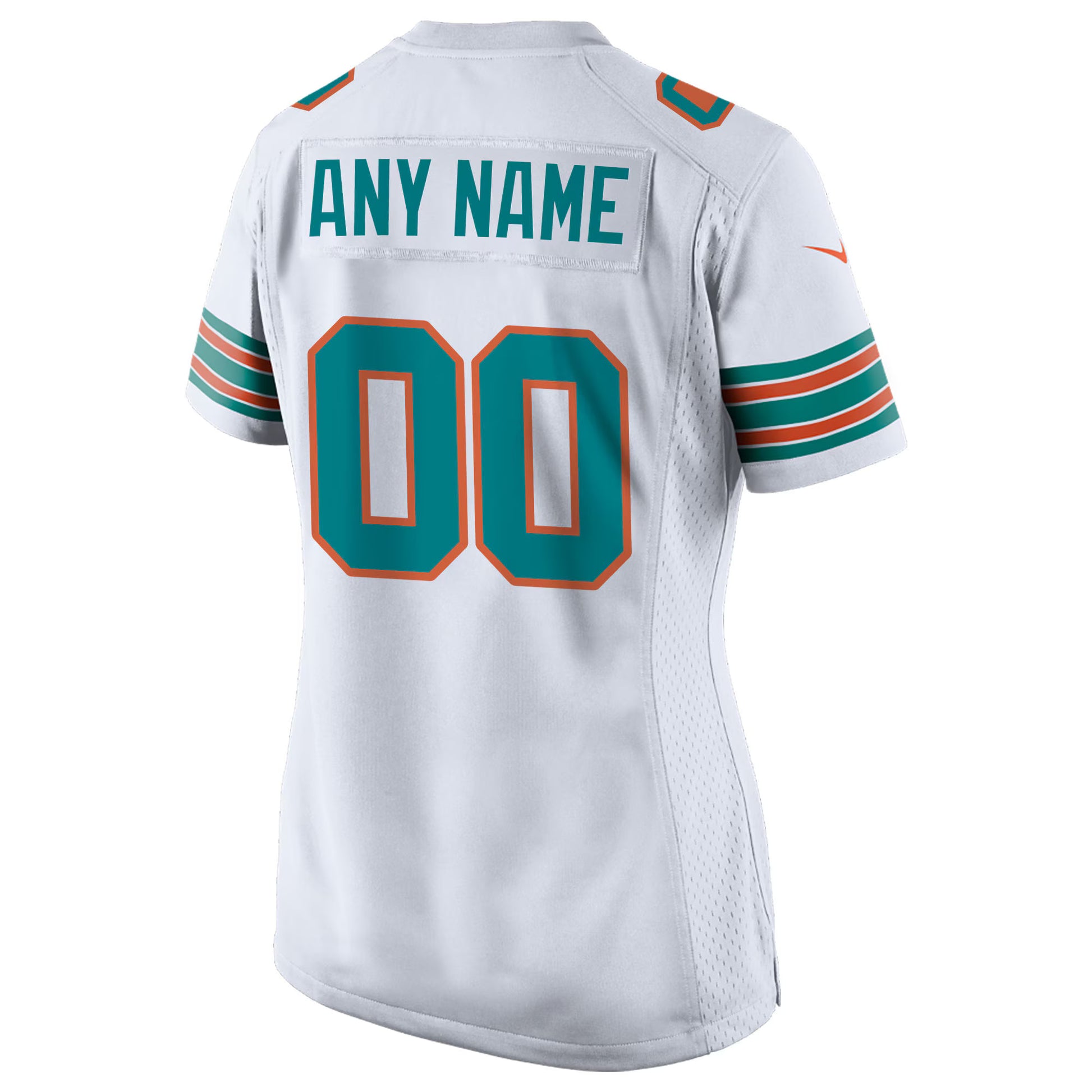 Miami Dolphins Nike Women's Alternate Custom Game Jersey - White