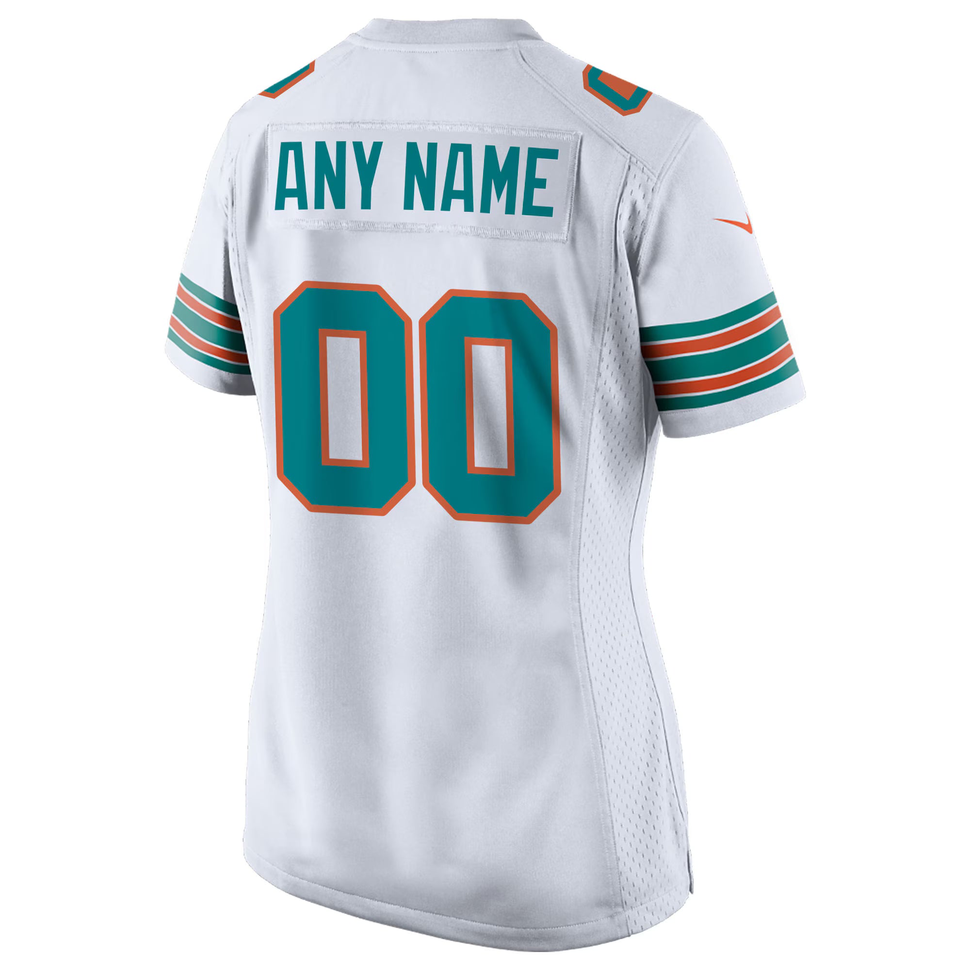 Miami Dolphins Nike Women's Alternate Custom Game Jersey - White