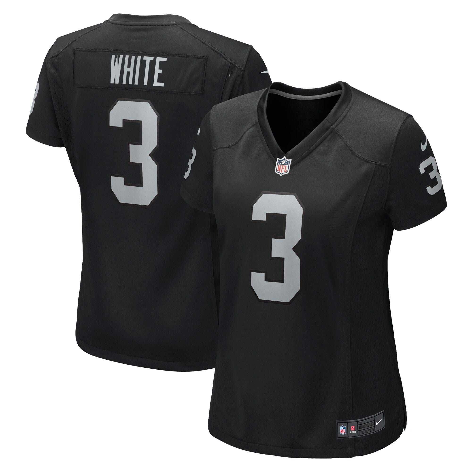 Zamir White Las Vegas Raiders Nike Women's  Game Jersey -  Black