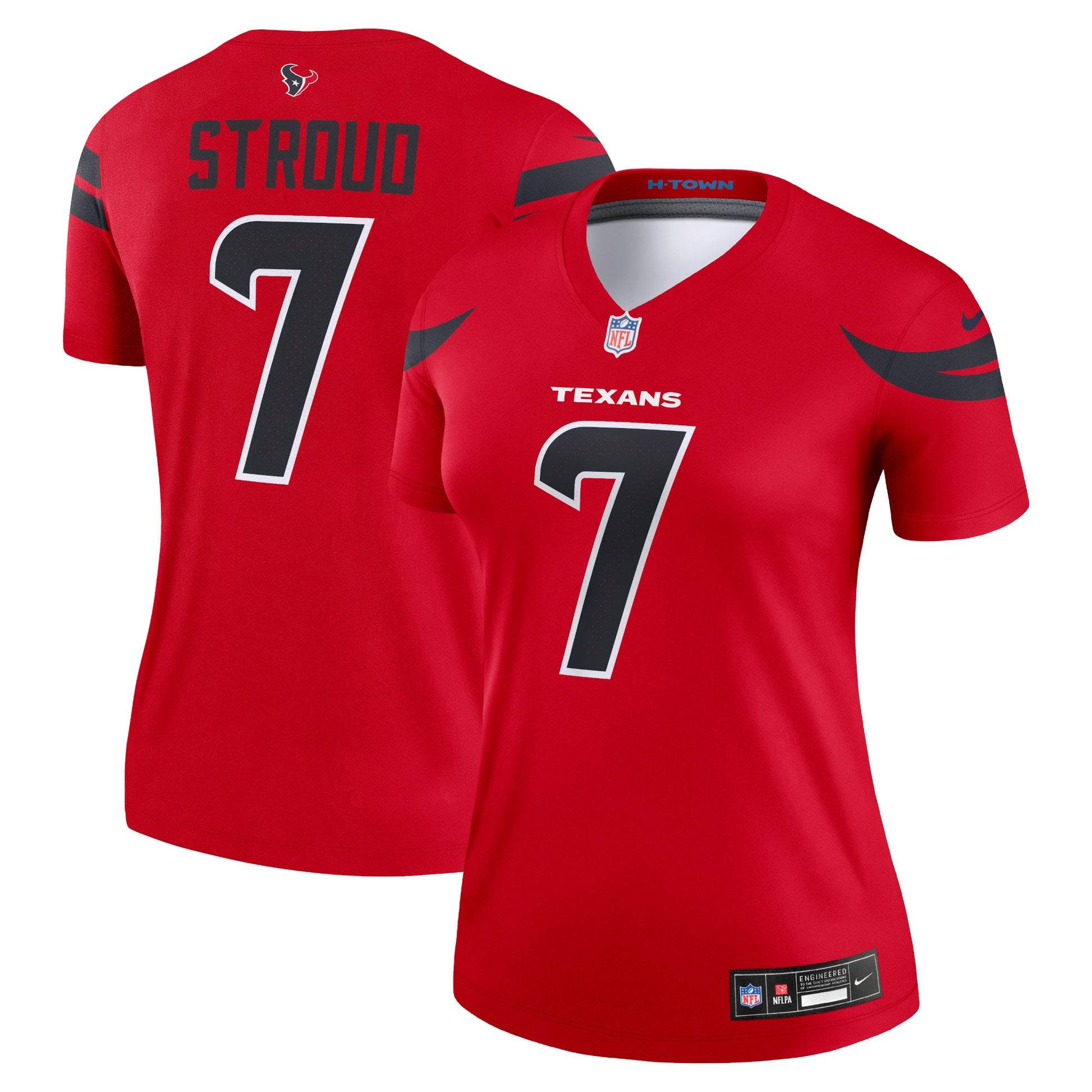 C.J. Stroud Houston Texans Nike Women's Alternate Legend Player Performance Top -  Red
