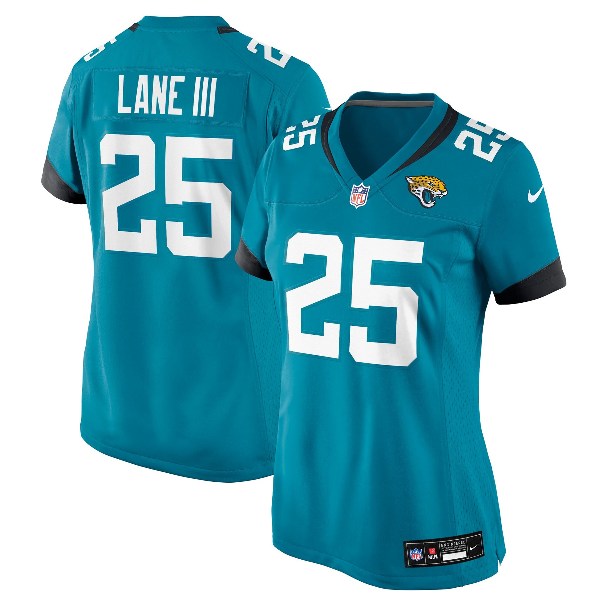Rayuan Lane III Jacksonville Jaguars Nike Women's Team Game Jersey -  Teal