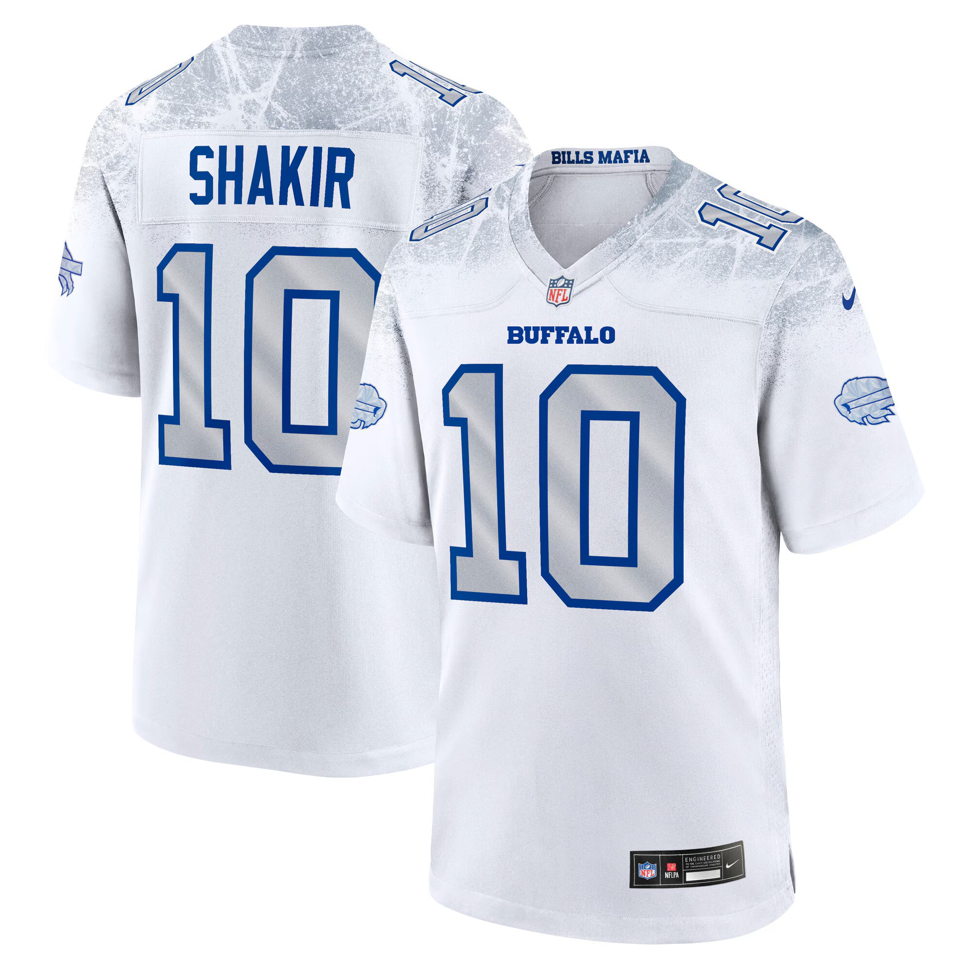 Khalil Shakir Buffalo Bills Nike 2025 Rivalries Collection Game Jersey - White