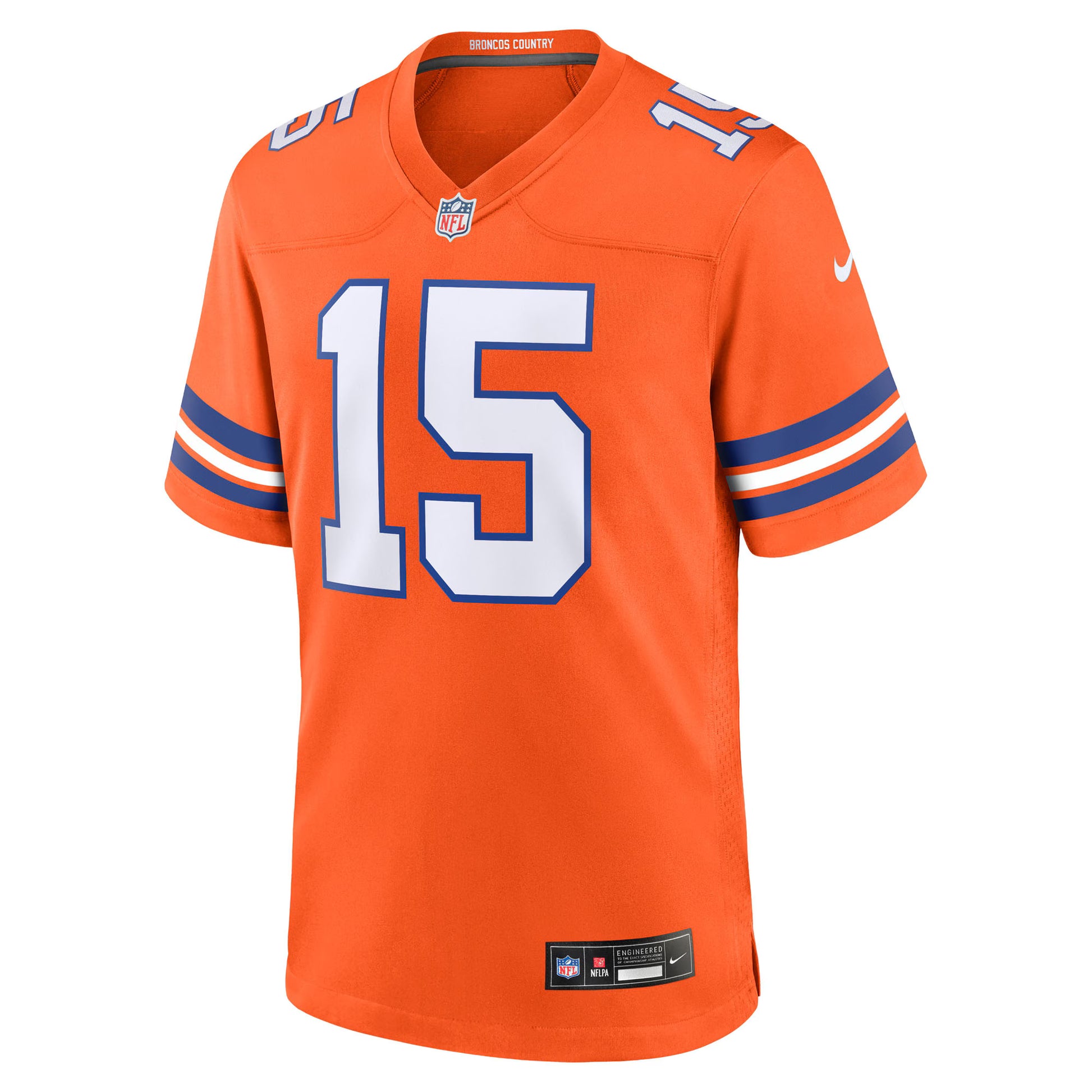 Nik Bonitto Denver Broncos Nike Alternate 2 Mile High Collection 1977 Throwback Game Jersey -  Orange