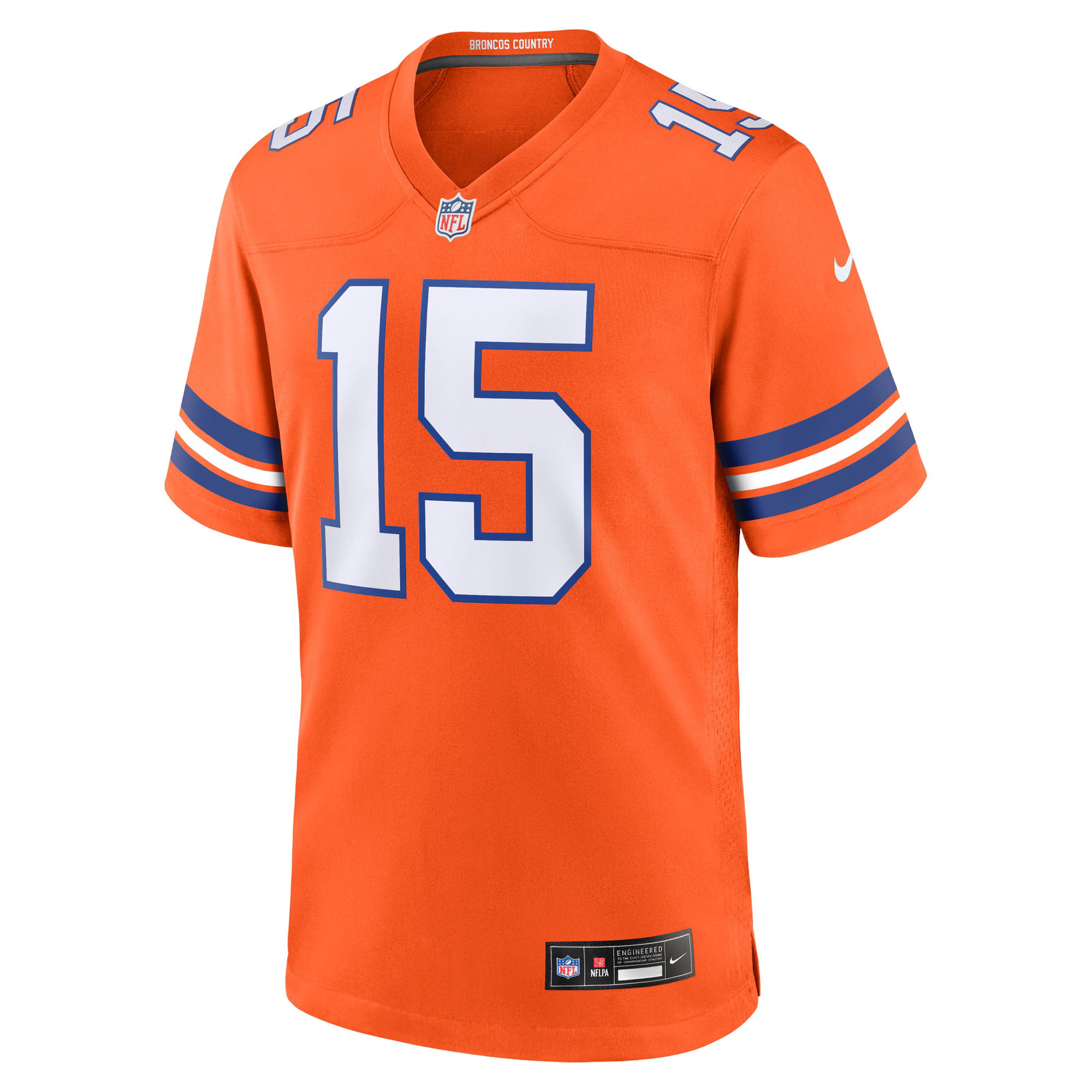 Nik Bonitto Denver Broncos Nike Alternate 2 Mile High Collection 1977 Throwback Game Jersey -  Orange