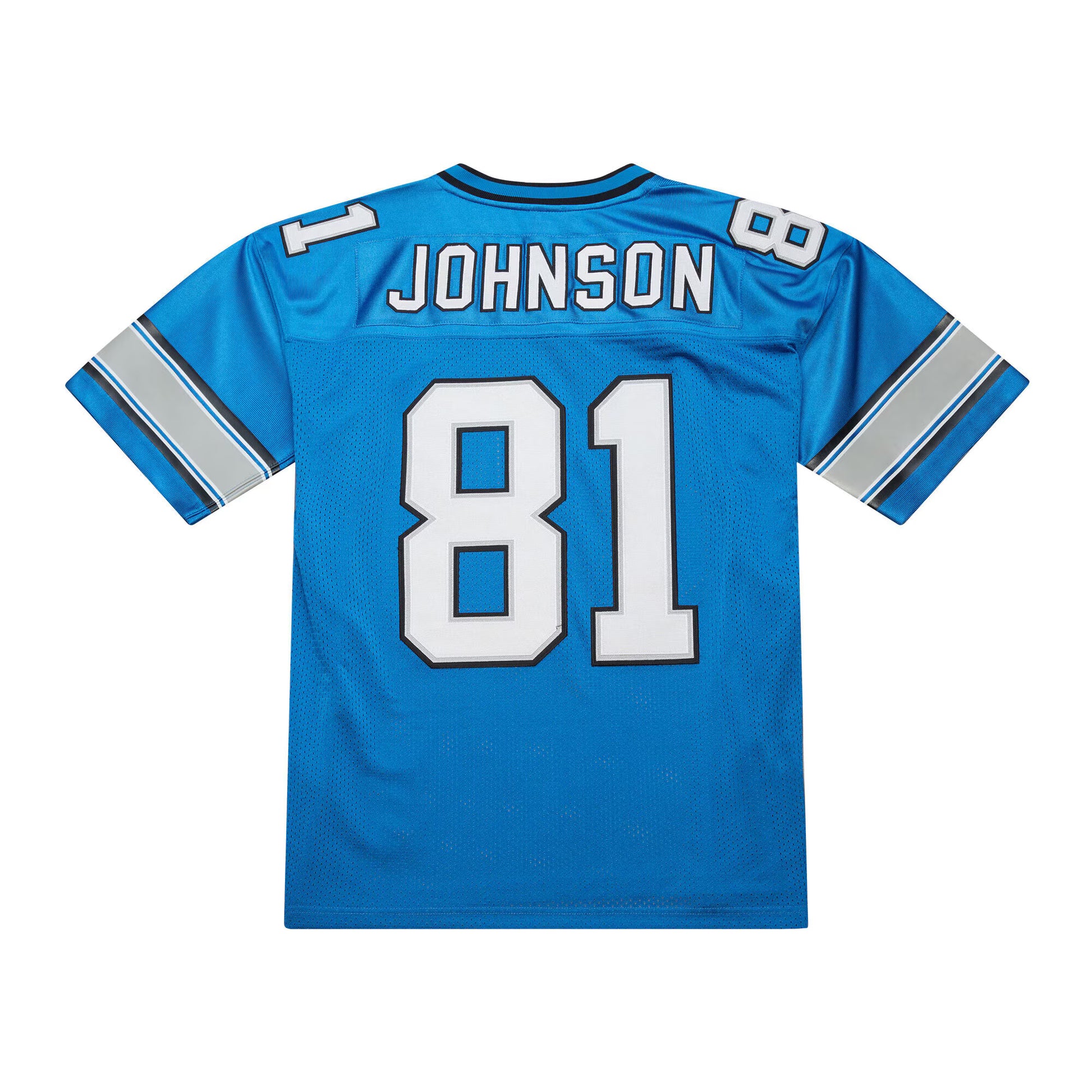 Calvin Johnson Detroit Lions Mitchell &amp; Ness 2007 Authentic Throwback Retired Player Jersey - Blue