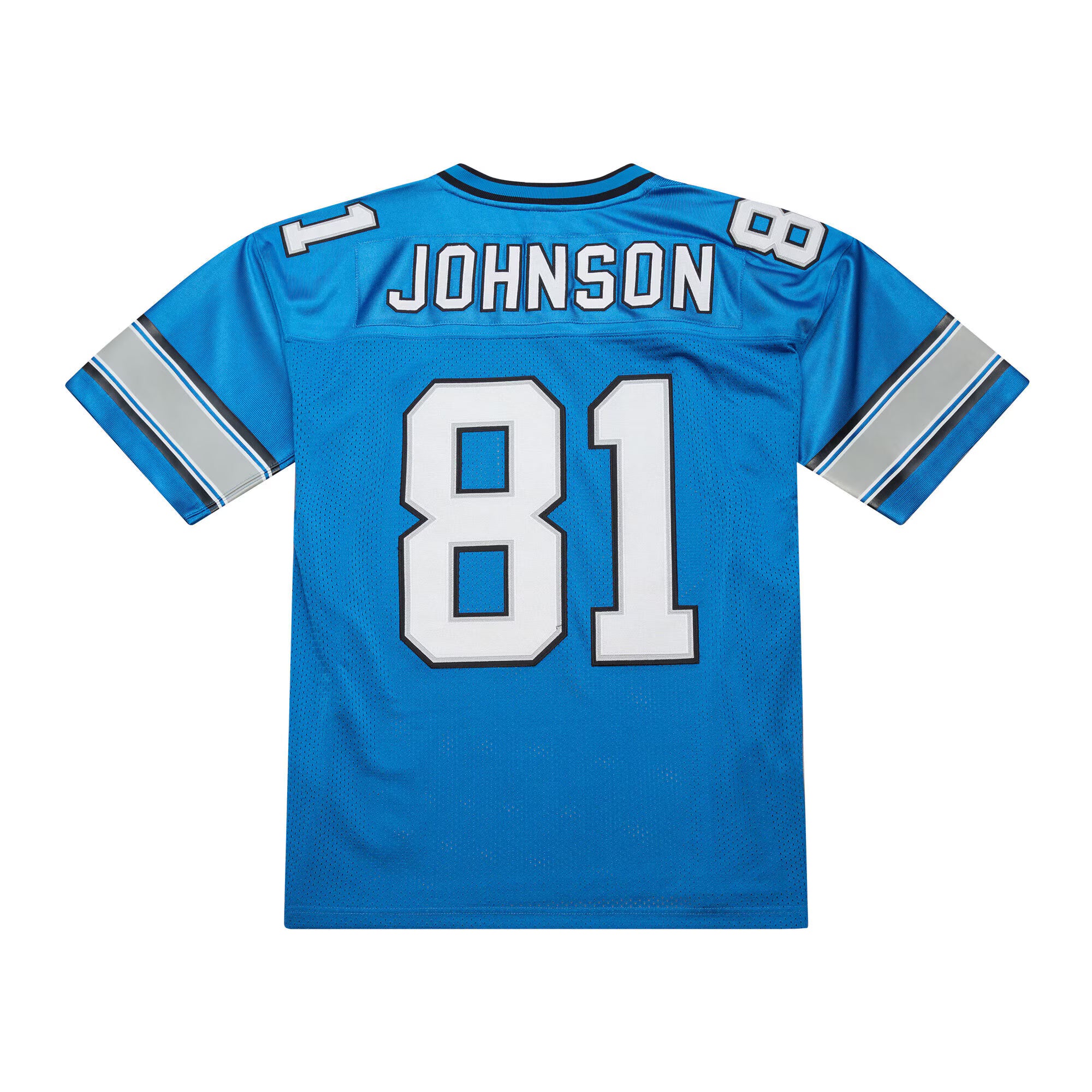 Calvin Johnson Detroit Lions Mitchell &amp; Ness 2007 Authentic Throwback Retired Player Jersey - Blue