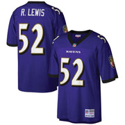 Ray Lewis Baltimore Ravens Mitchell &amp; Ness Big &amp; Tall 2000 Retired Player Replica Jersey - Purple