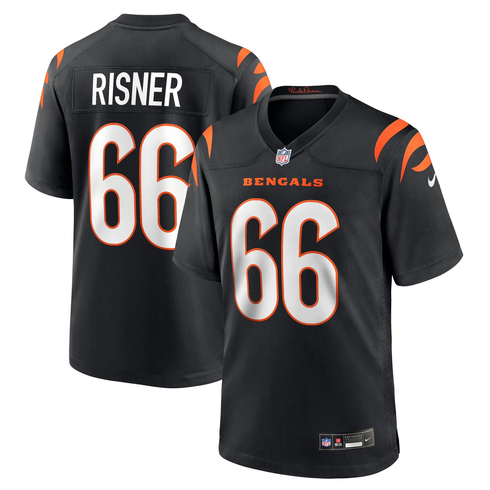 Dalton Risner Cincinnati Bengals Nike Team Game Jersey -  Black