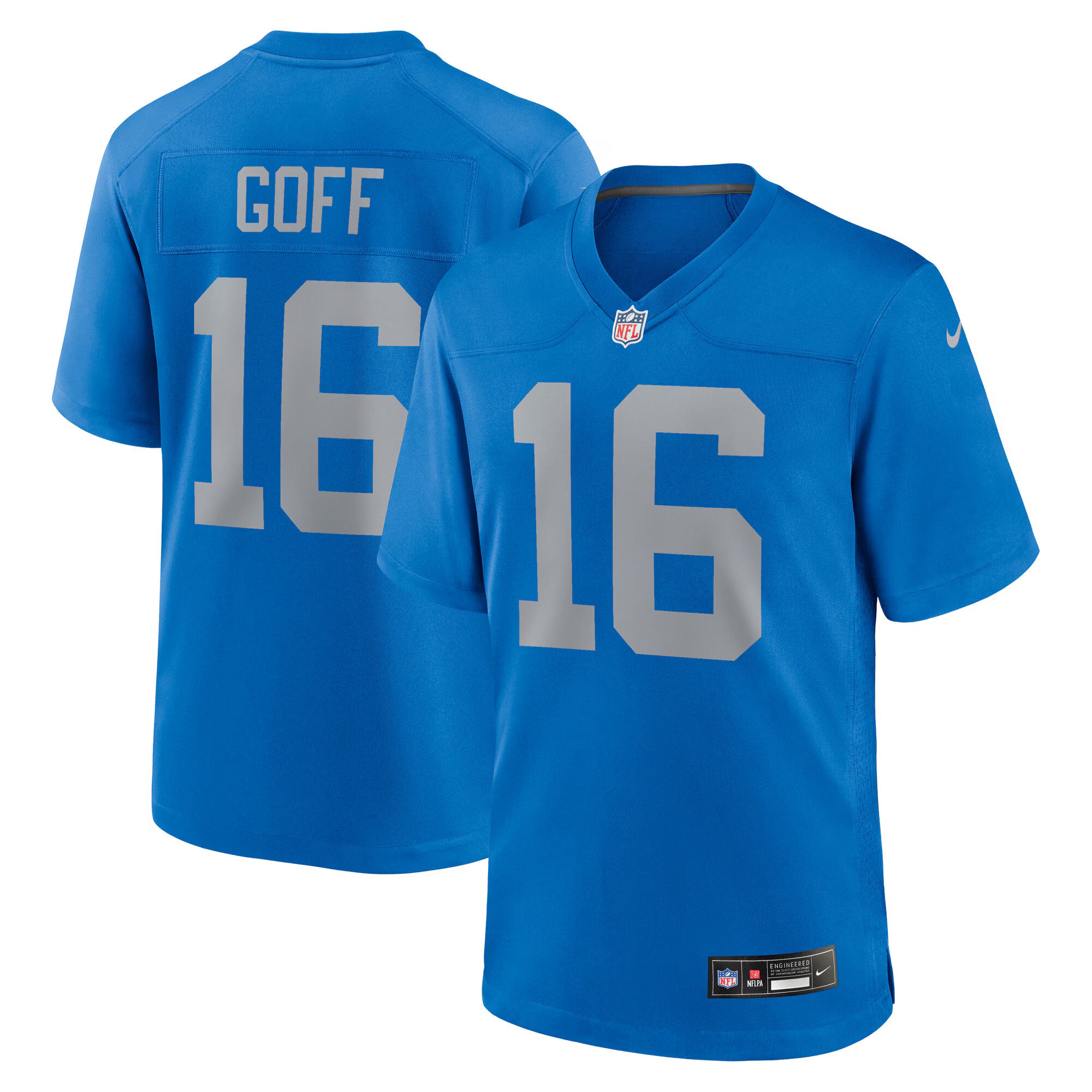 Jared Goff Detroit Lions Nike Alternate Game Jersey -  Blue