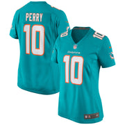 Malcolm Perry Miami Dolphins Nike Women's Game Jersey - Aqua