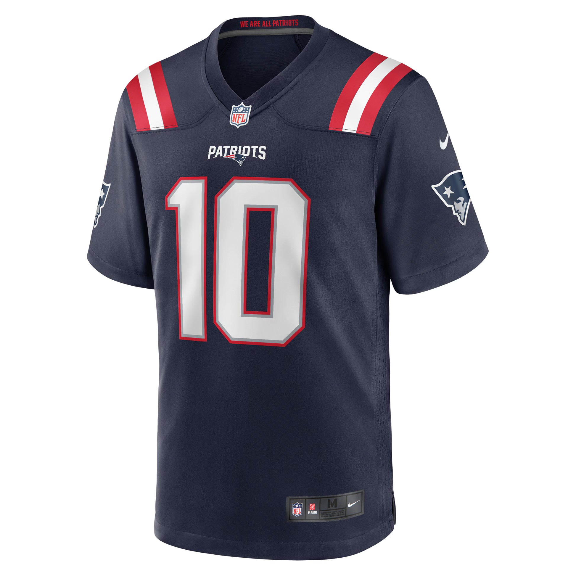 Drake Maye New England Patriots Nike  Player Game Jersey - Navy