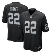 Eric Stokes Las Vegas Raiders Nike Team Game Jersey -  Black