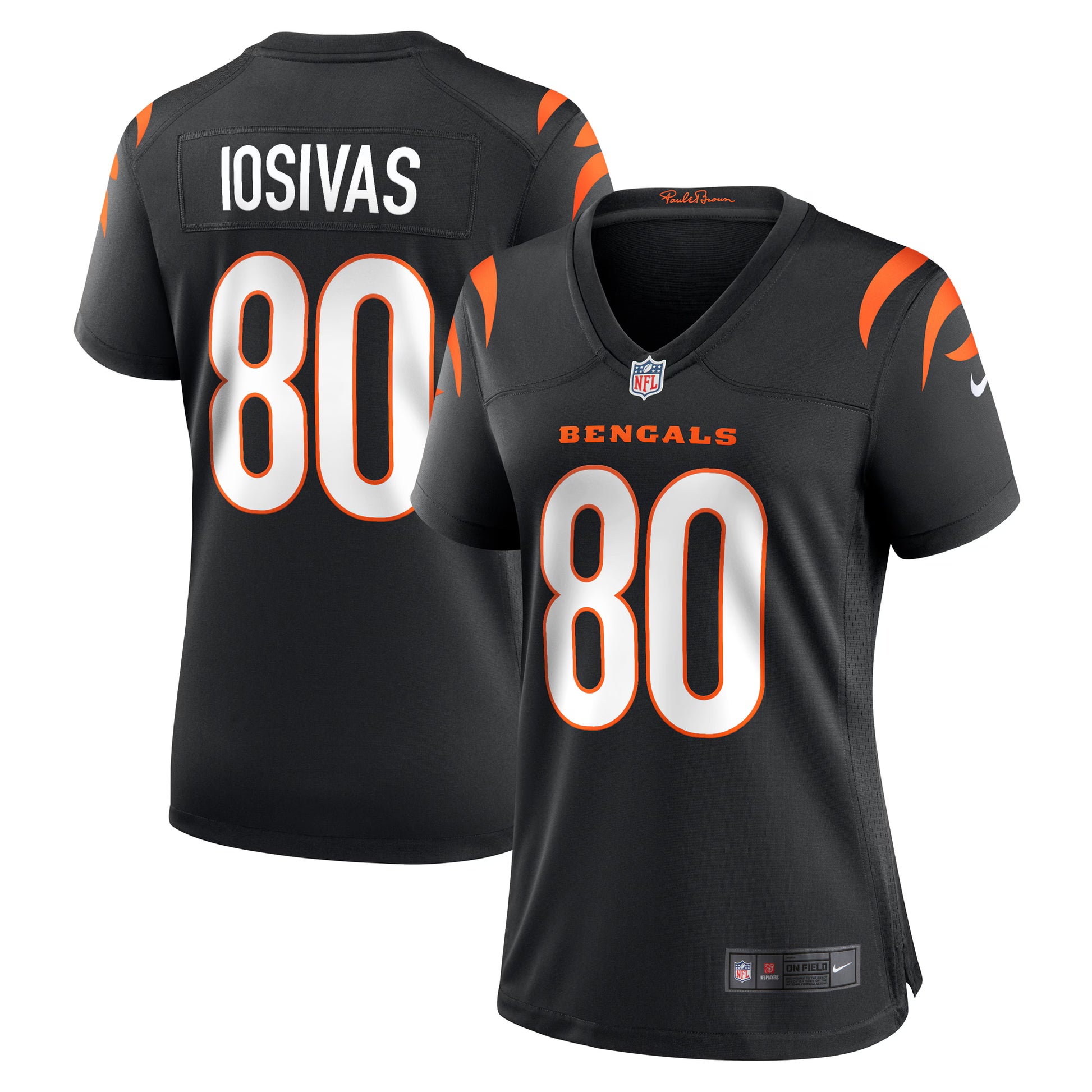 Andrei Iosivas Cincinnati Bengals Nike Women's Team Game Jersey -  Black