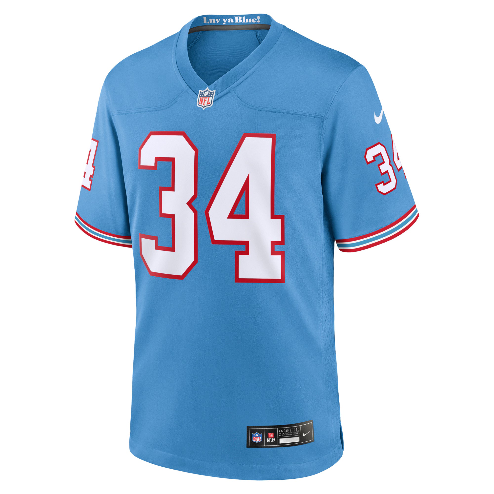 Earl Campbell Tennessee Titans Nike Retired Player Alternate Game Jersey - Light Blue