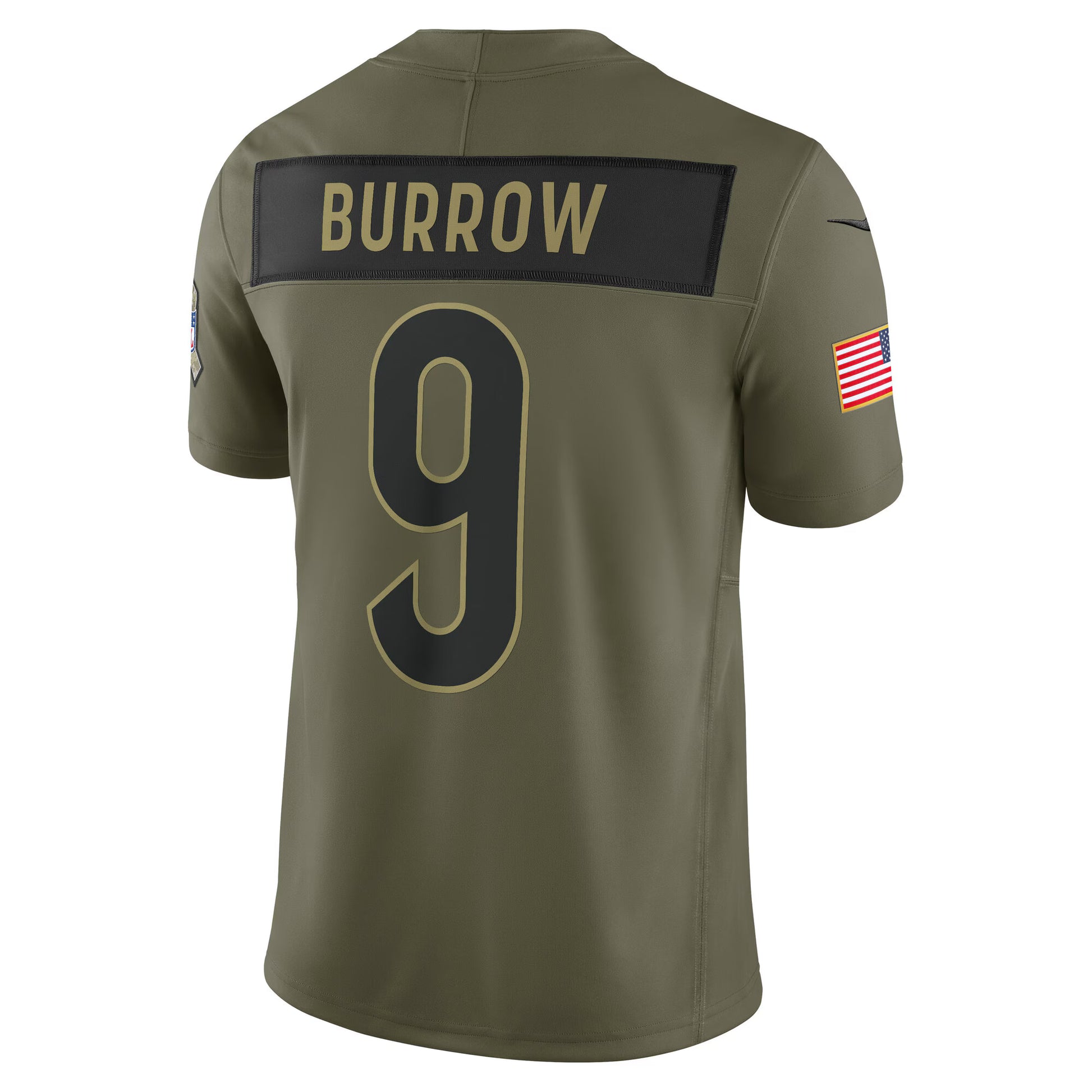 Joe Burrow Cincinnati Bengals Nike 2025 Salute to Service Limited Jersey - Olive