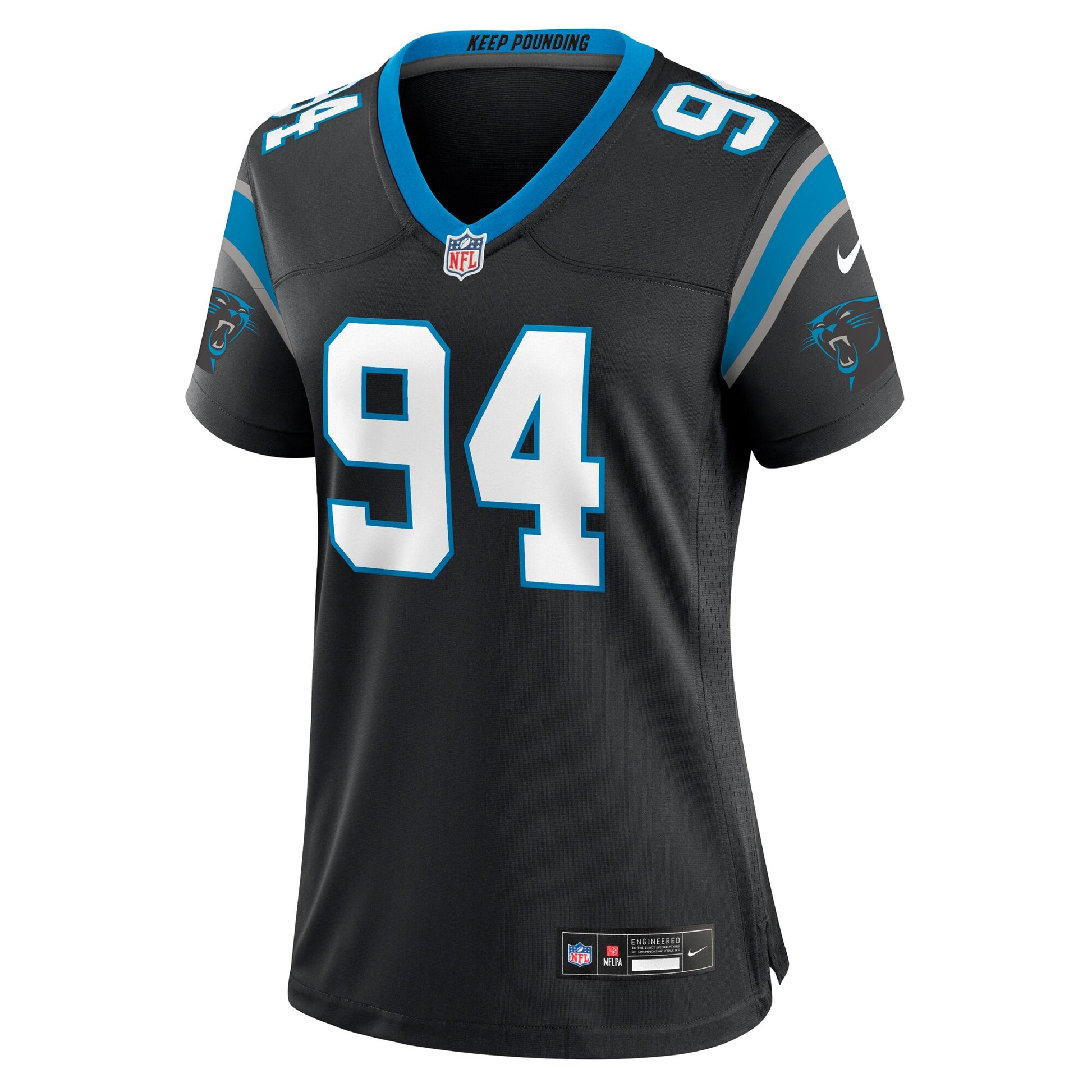 A'Shawn Robinson Carolina Panthers Nike Women's  Game Jersey -  Black