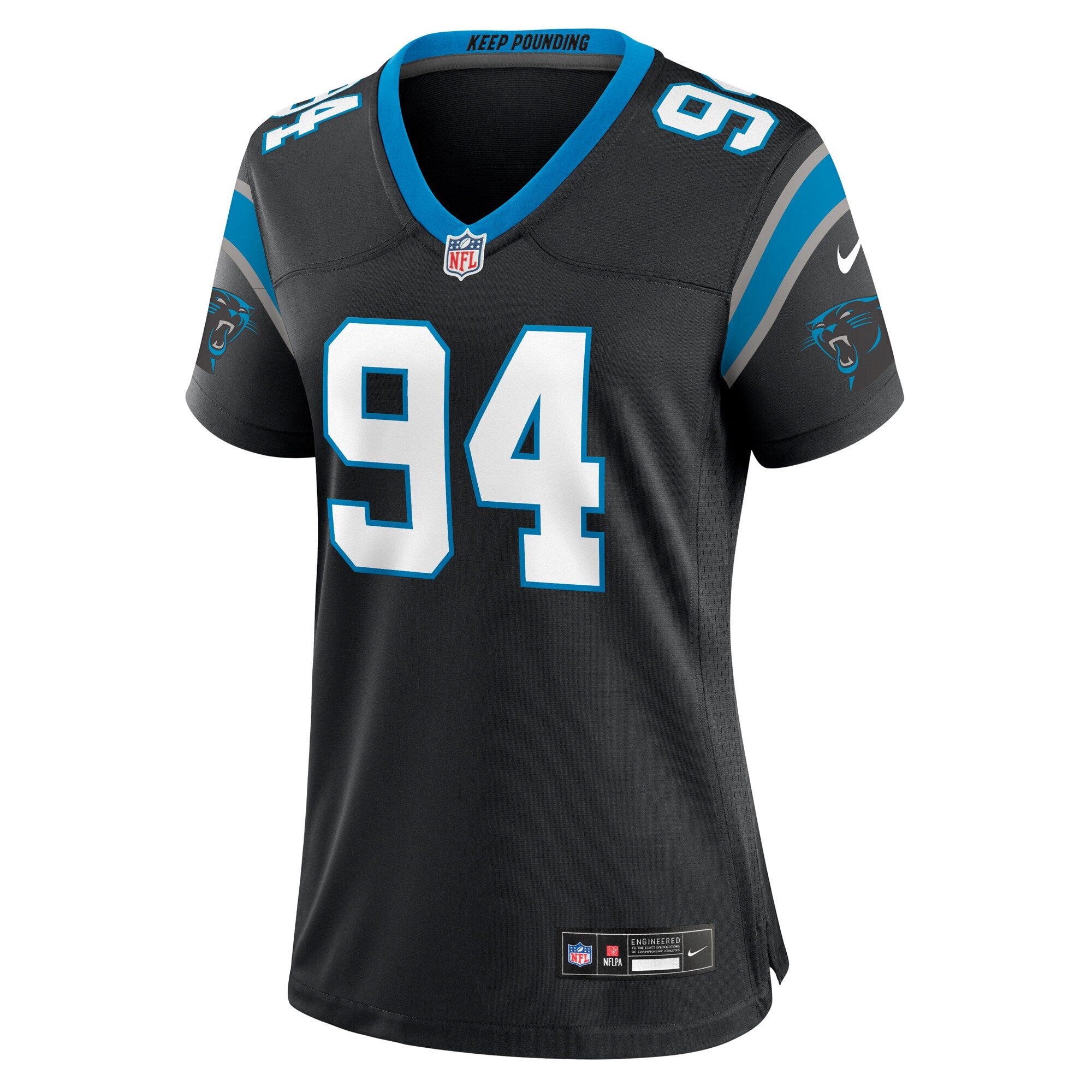 A'Shawn Robinson Carolina Panthers Nike Women's  Game Jersey -  Black