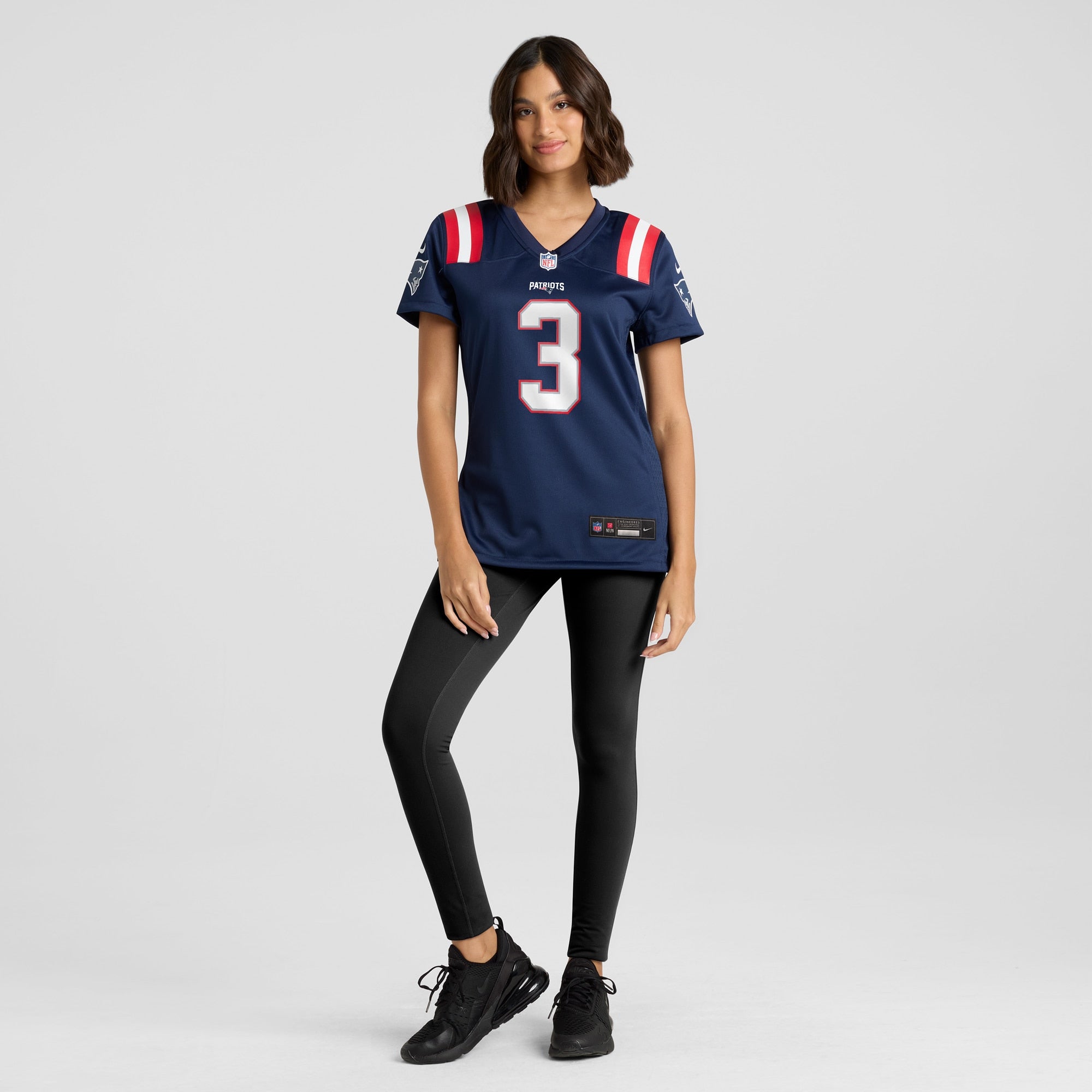 Demario Douglas New England Patriots Nike Women's Game Jersey - Navy