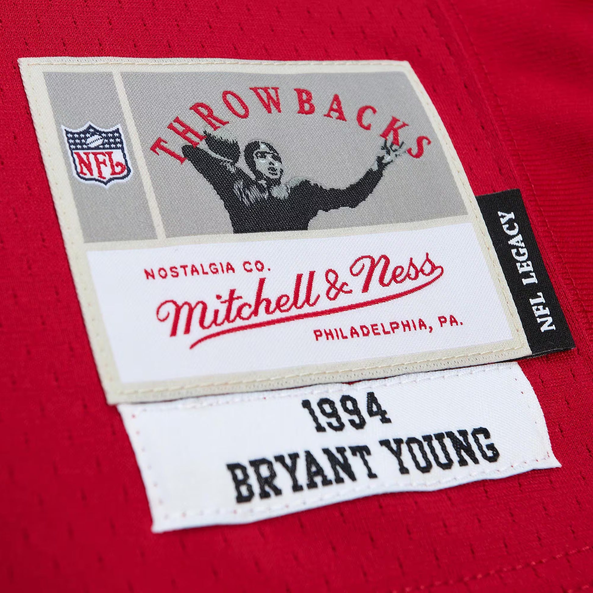 Bryant Young San Francisco 49ers Mitchell &amp; Ness Legacy Replica Jersey - Scarlet