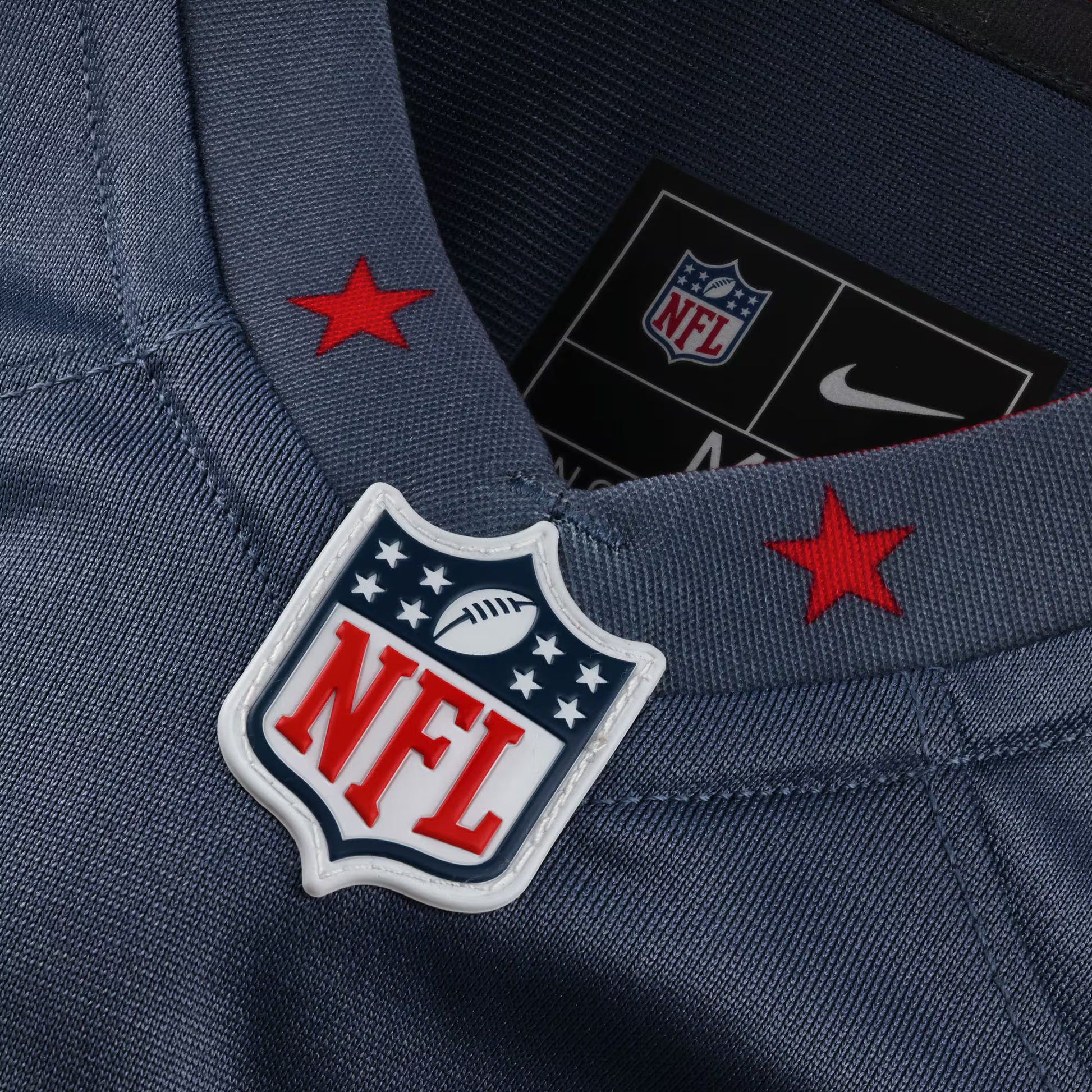 New England Patriots Nike Women's 2025 Rivalries Collection Custom Game Jersey - Storm Blue