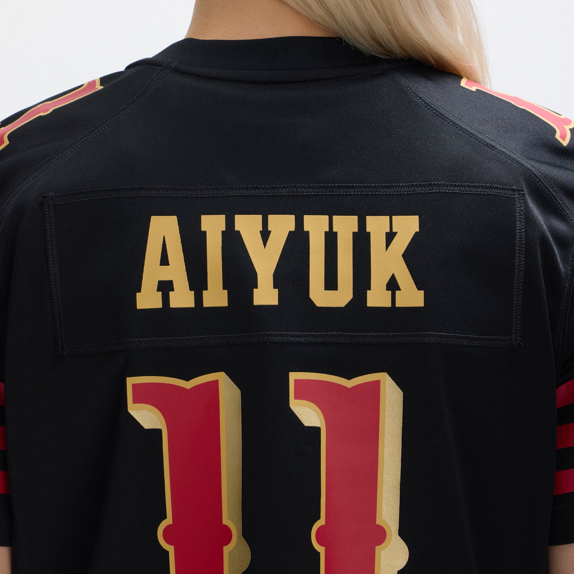 Brandon Aiyuk San Francisco 49ers Nike Women's 2025 Rivalries Collection Game Jersey - Black