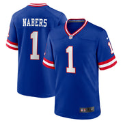 Malik Nabers New York Giants Nike Game Player Jersey - Royal