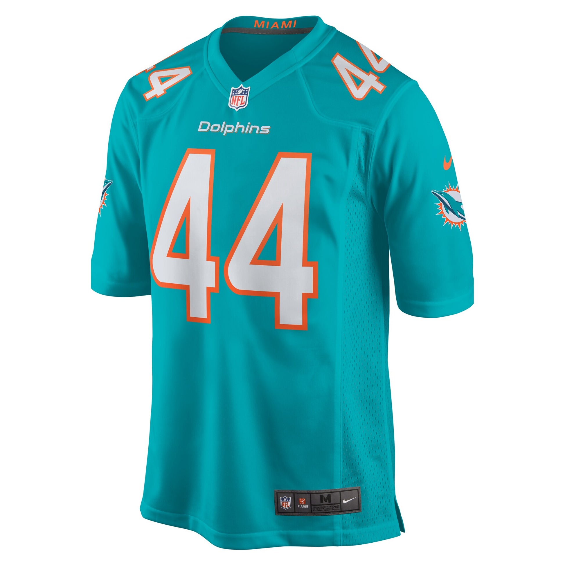 Chop Robinson Miami Dolphins Nike  Game Jersey -  Aqua