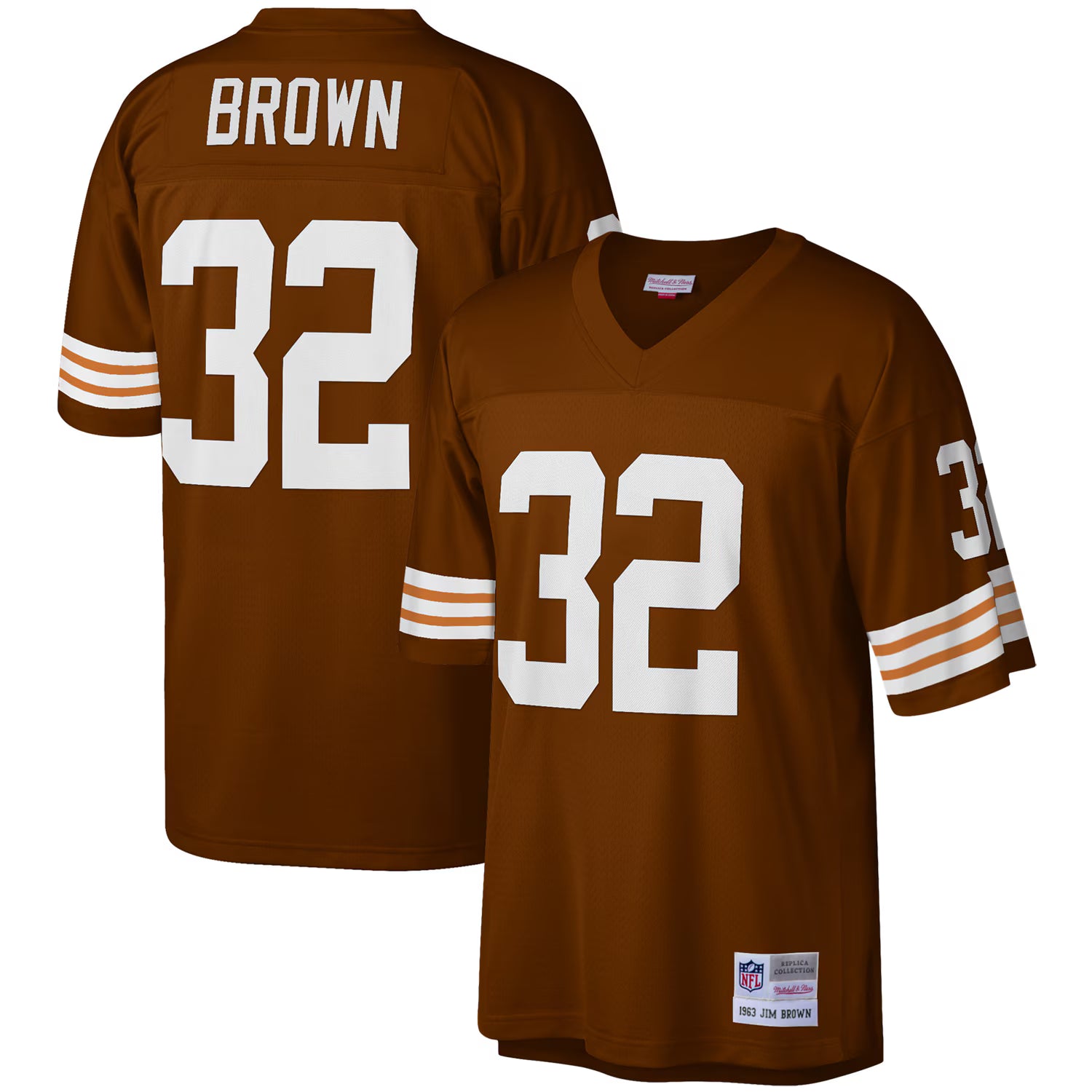 Jim Brown Cleveland Browns Mitchell &amp; Ness Legacy Replica Jersey - Brown