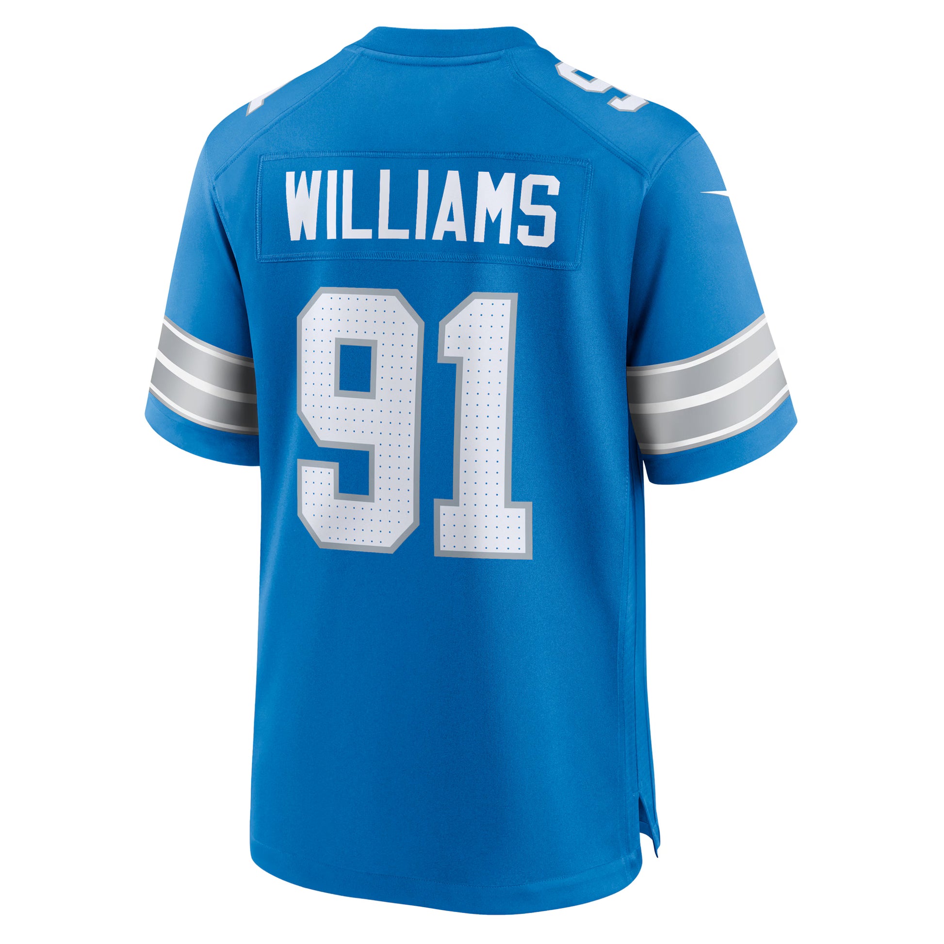 Tyleik Williams Detroit Lions Nike 2025 NFL Draft First Round Pick Game Jersey - Blue