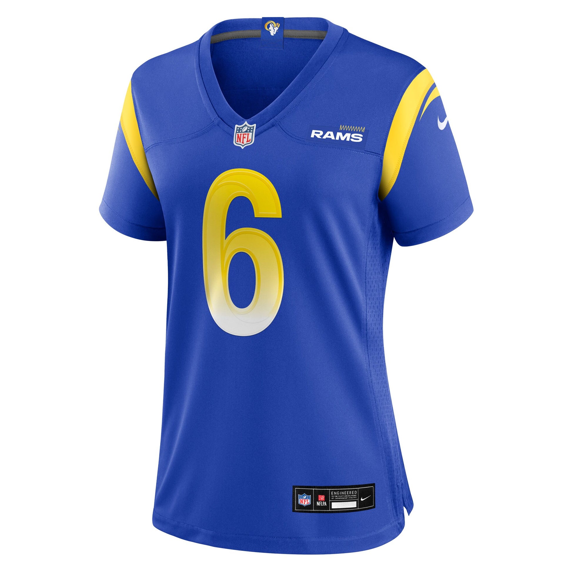 Nick Hampton Los Angeles Rams Nike Women's Team Game Jersey -  Royal