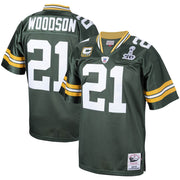 Charles Woodson Green Bay Packers 2010 Mitchell &amp; Ness Authentic Throwback Retired Player Jersey - Green