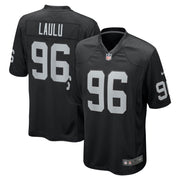 Jonah Laulu Las Vegas Raiders Nike Team Game Jersey -  Black