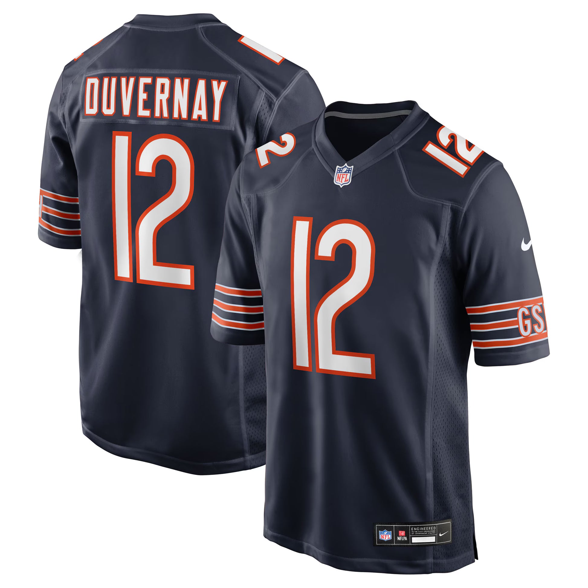 Devin Duvernay Chicago Bears Nike Team Game Jersey -  Navy
