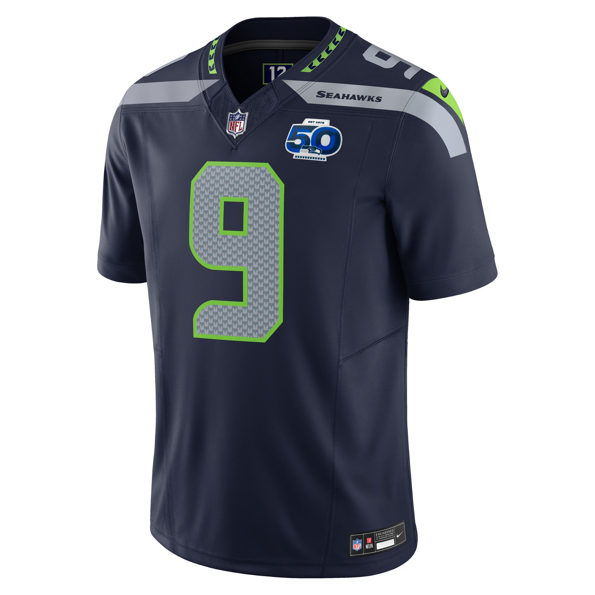 Kenneth Walker III Seattle Seahawks Nike Team 50th Season Vapor F.U.S.E. Limited Jersey - College Navy