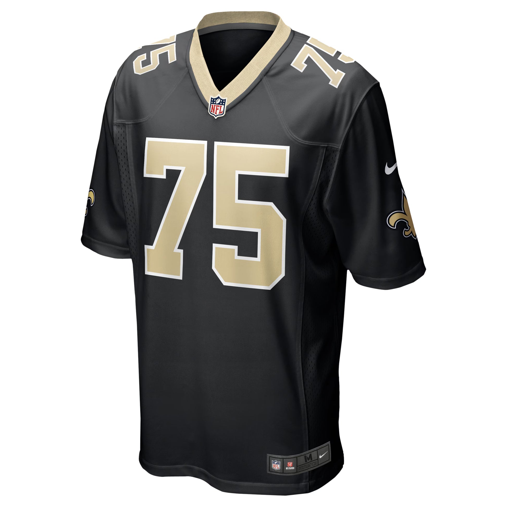 Taliese Fuaga New Orleans Saints Nike  Player Game Jersey - Black