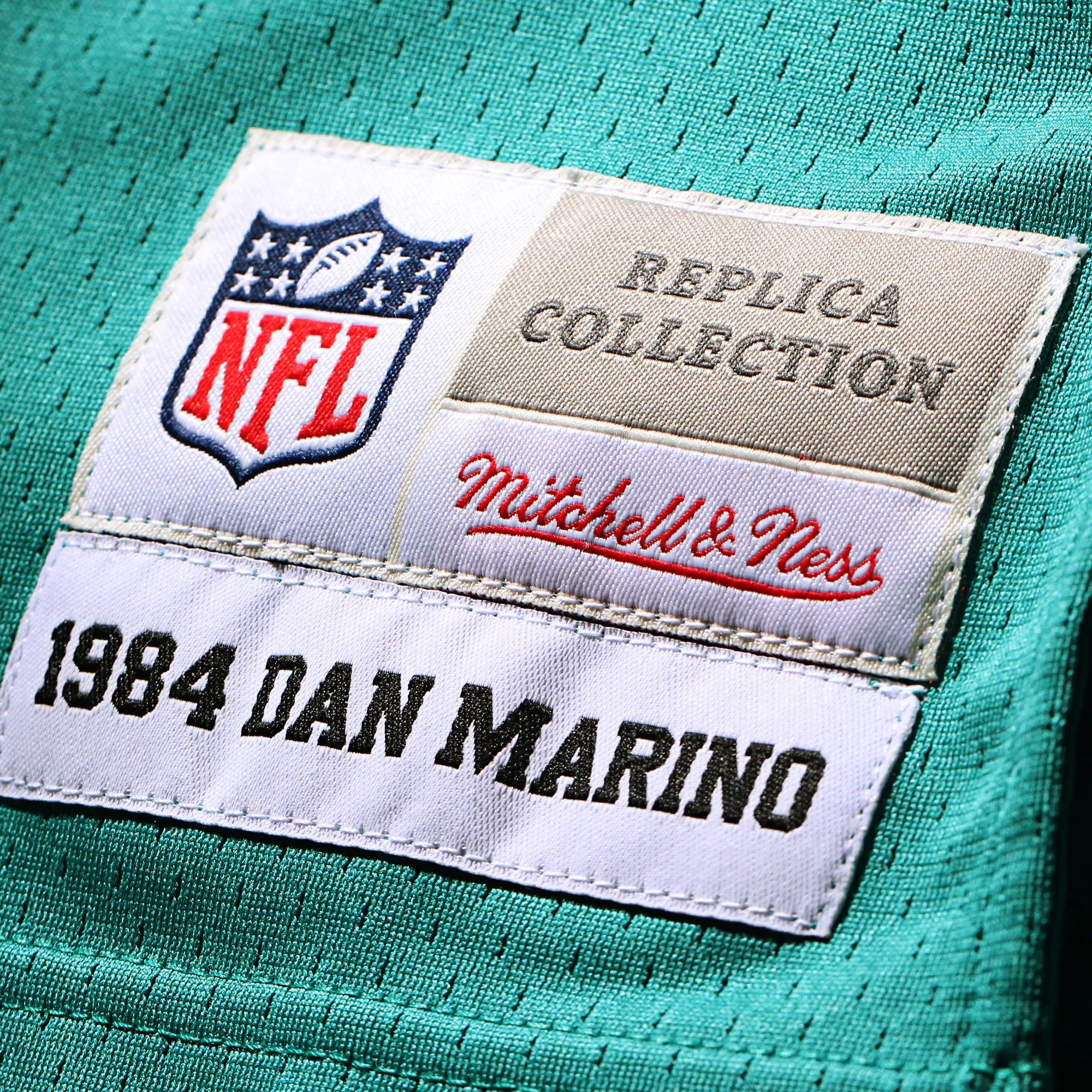 Dan Marino Miami Dolphins Mitchell &amp; Ness 1984 Retired Player Legacy Replica Jersey - Aqua