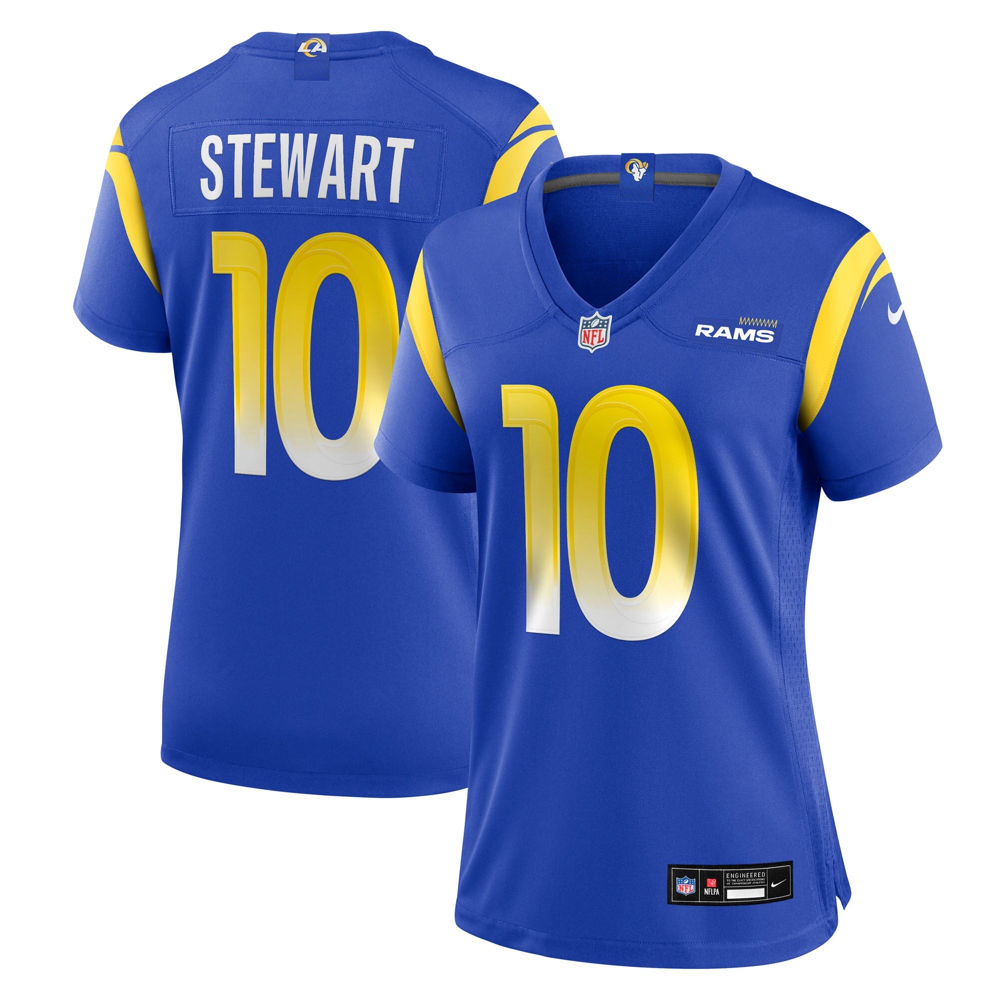 Josaiah Stewart Los Angeles Rams Nike Women's Team Game Jersey -  Royal