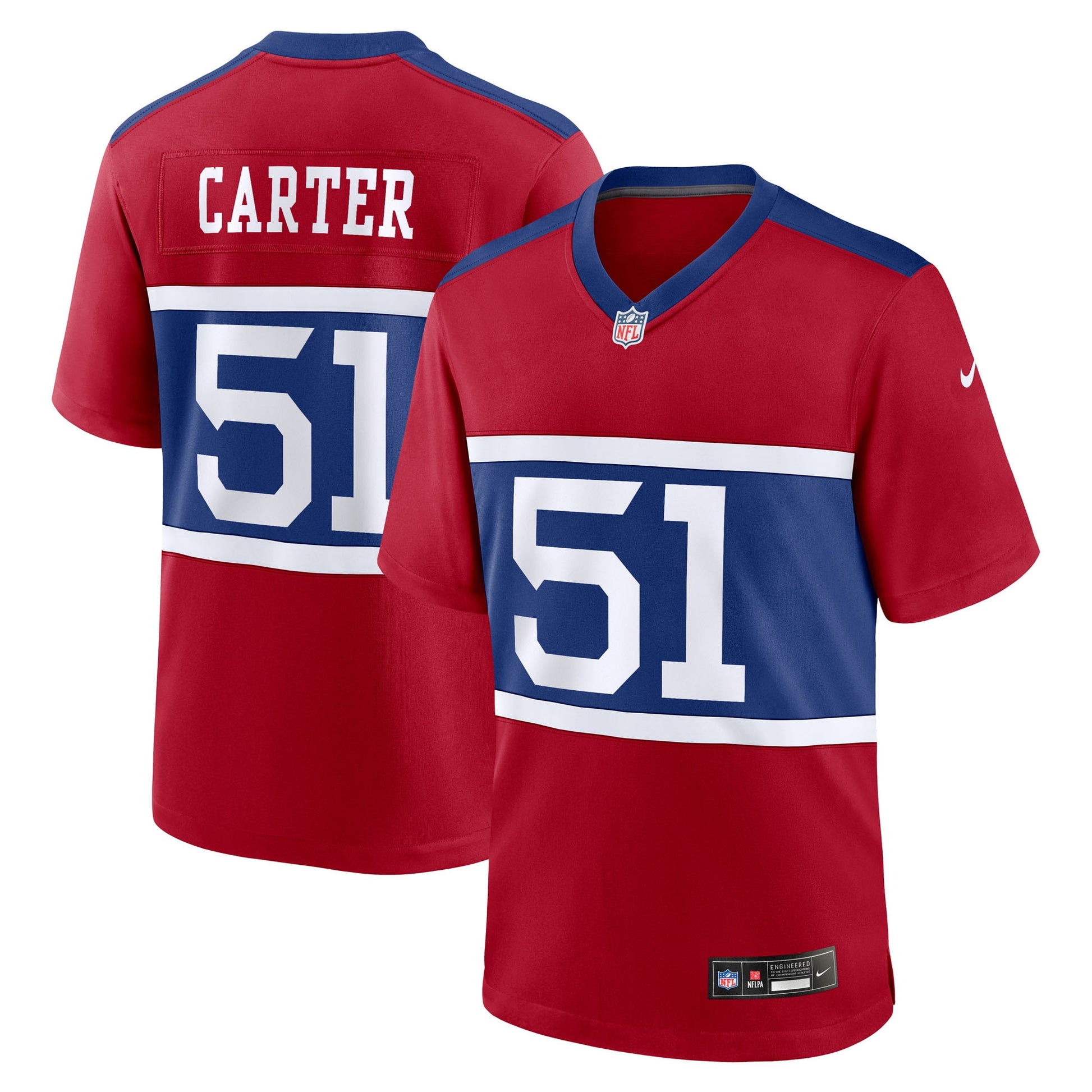 Abdul Carter New York Giants Nike First Round Pick Alternate Game Jersey - Red