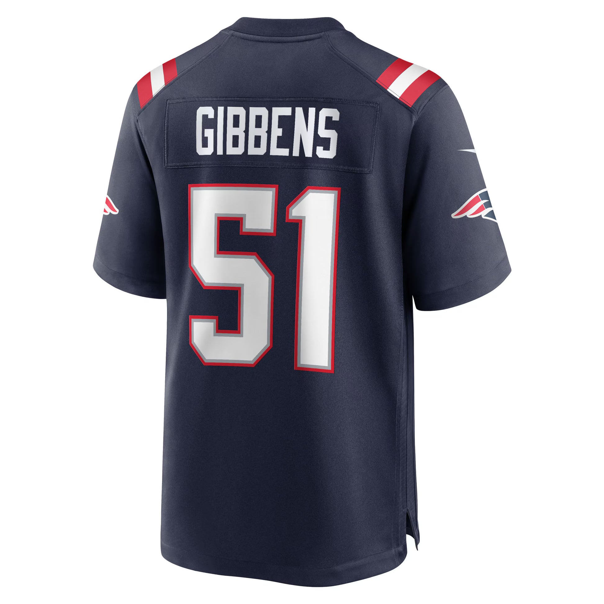 Jack Gibbens New England Patriots Nike Team Game Jersey -  Navy