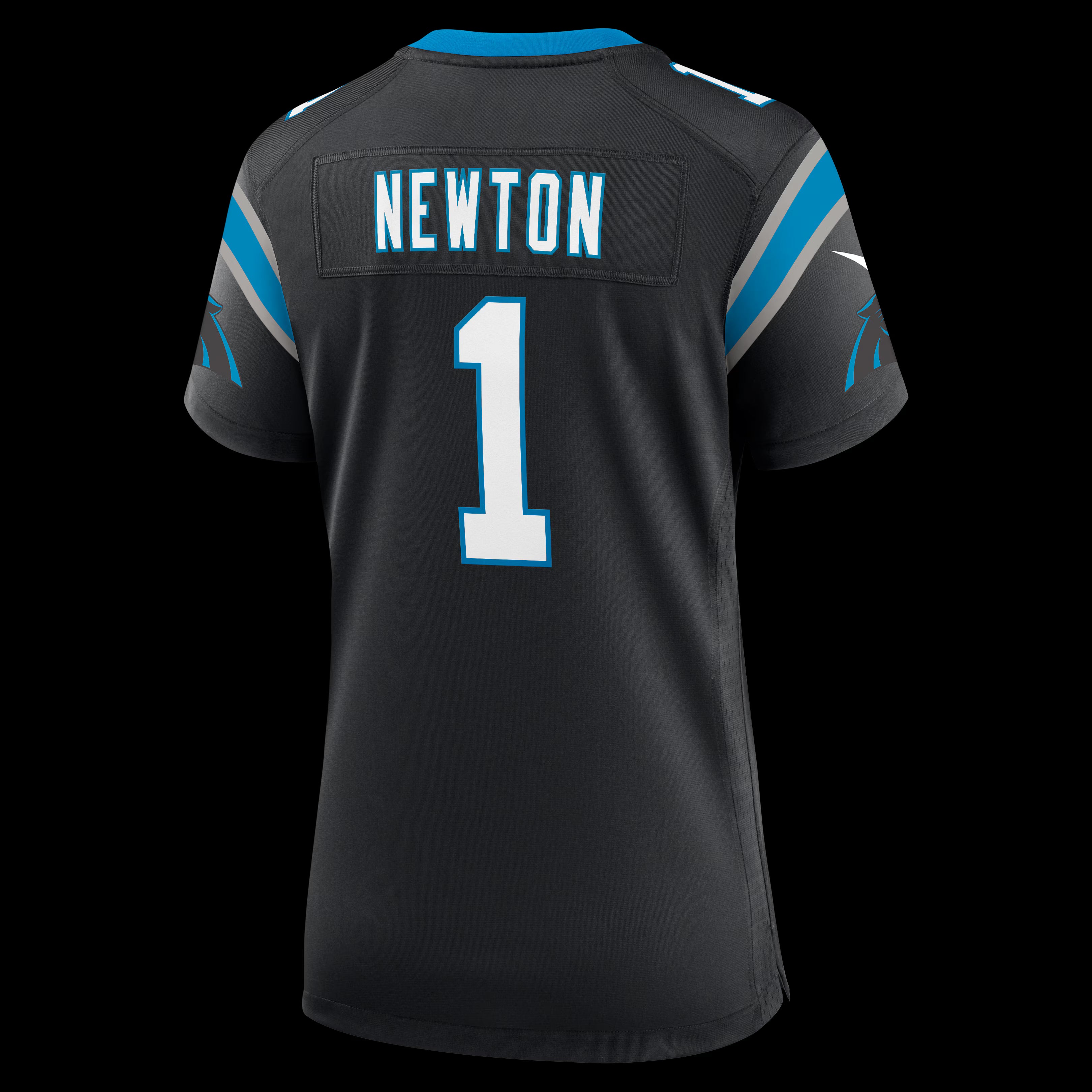 Cam Newton Carolina Panthers Nike Women's Team Retired Game Jersey -  Black