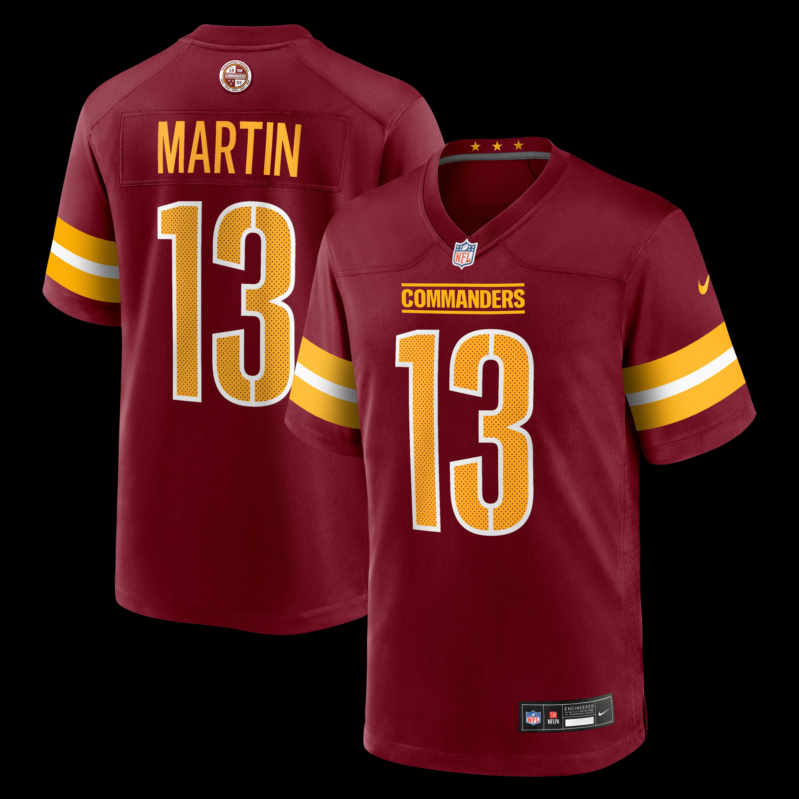 Tay Martin Washington Commanders Nike Team Game Jersey -  Burgundy