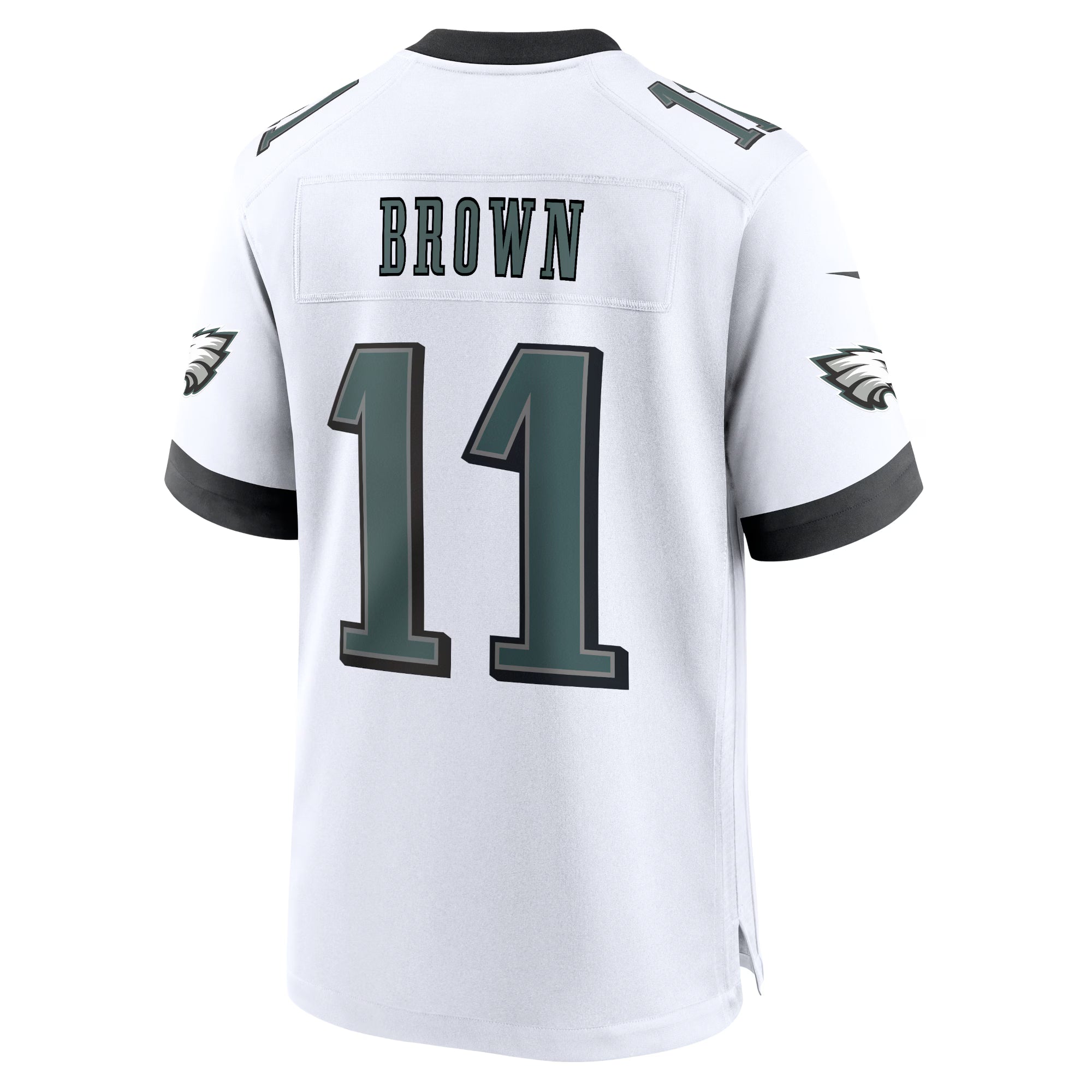 A.J. Brown Philadelphia Eagles Nike White Game Jersey - White